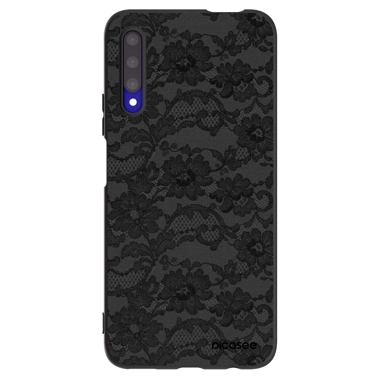 Picasee silikonowe czarne etui na Honor 9X Pro - Dark Elegance