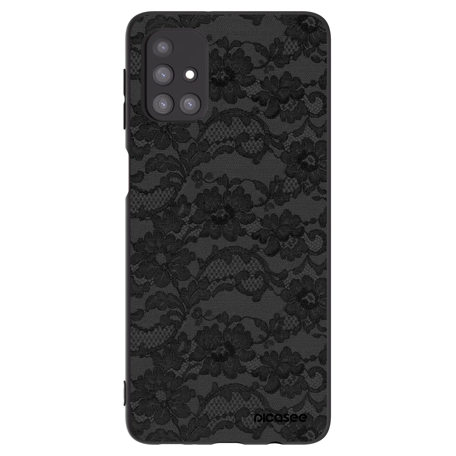 Picasee silikonowe czarne etui na Samsung Galaxy M31s - Dark Elegance