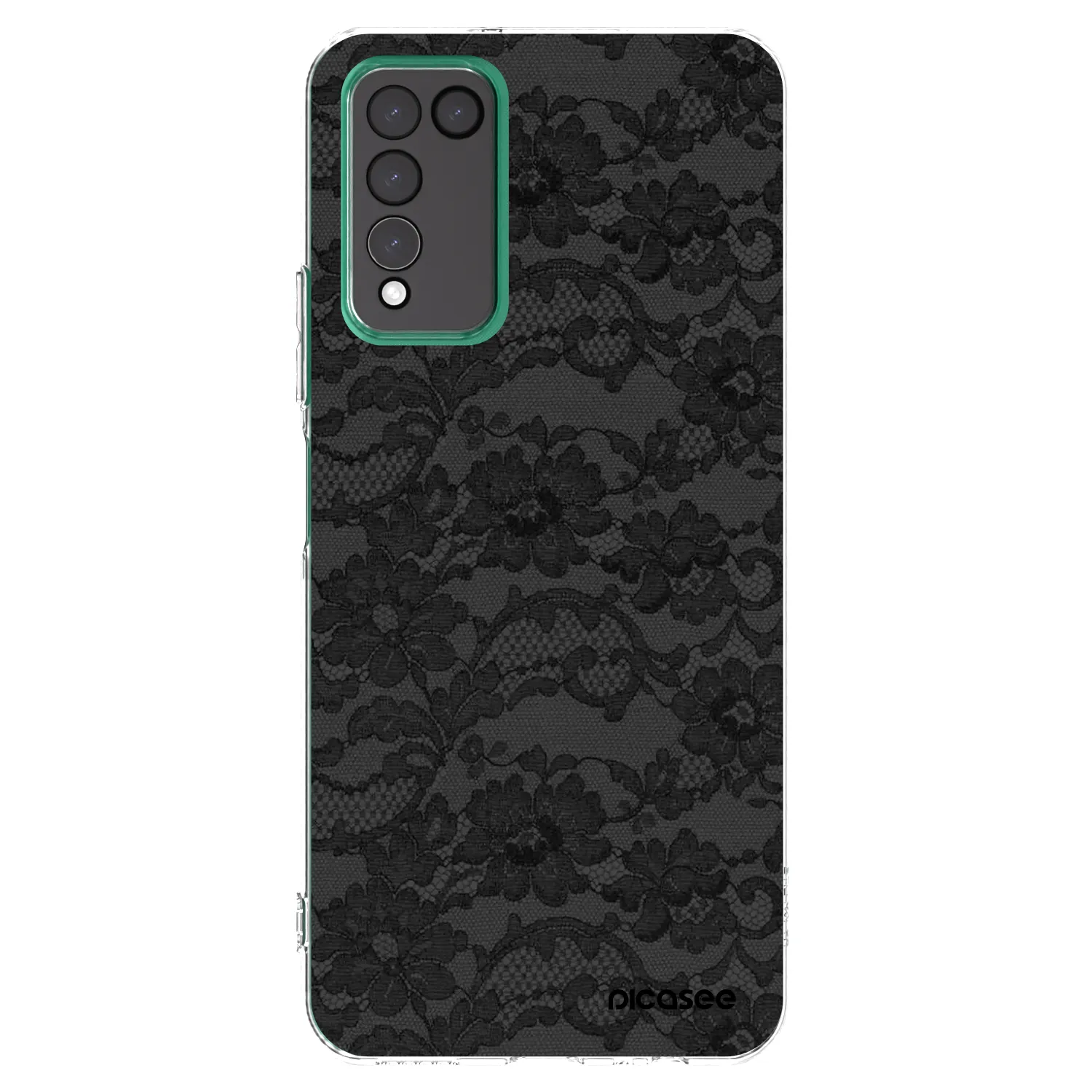 Picasee silikonowe przeźroczyste etui na Honor 10X Lite - Dark Elegance