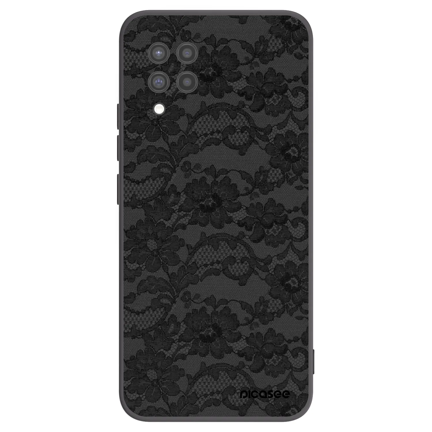 Picasee silikonowe czarne etui na Samsung Galaxy A42 A426B - Dark Elegance