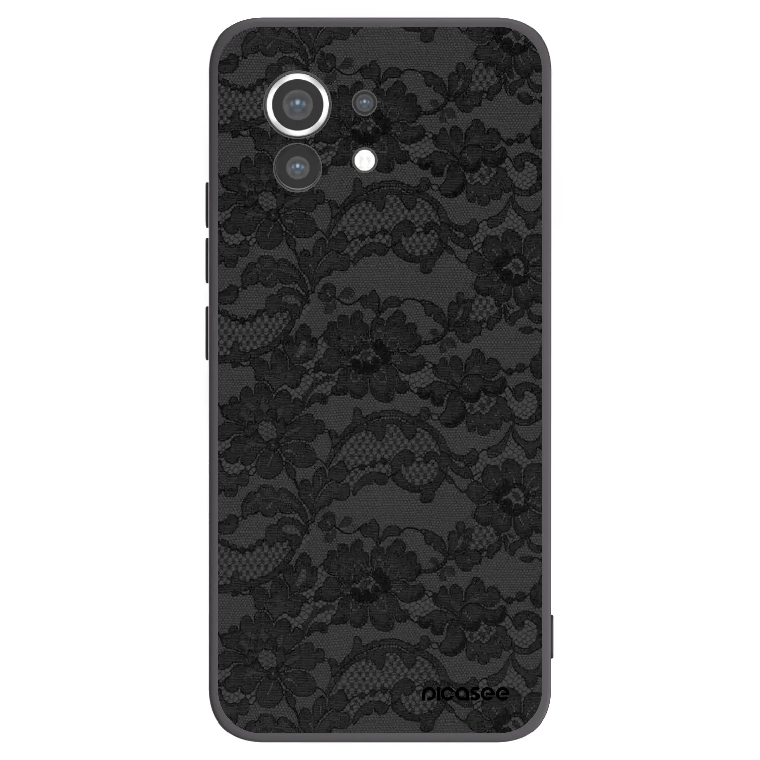 Picasee silikonowe czarne etui na Xiaomi Mi 11 - Dark Elegance