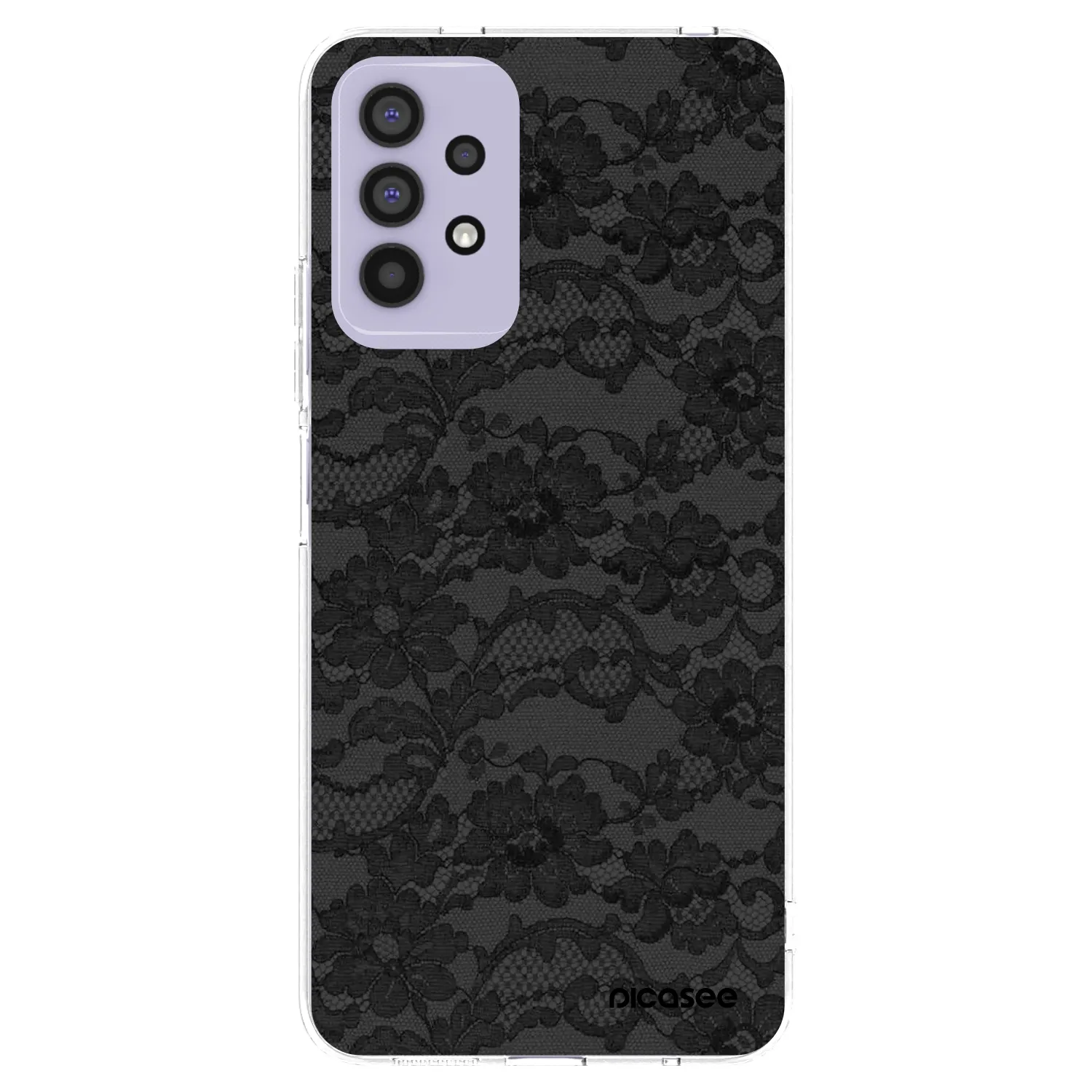 Picasee silikonowe przeźroczyste etui na Samsung Galaxy A32 4G SM-A325F - Dark Elegance