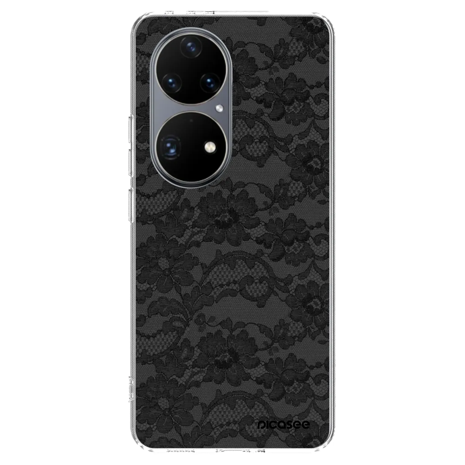 Picasee silikonowe przeźroczyste etui na Huawei P50 - Dark Elegance