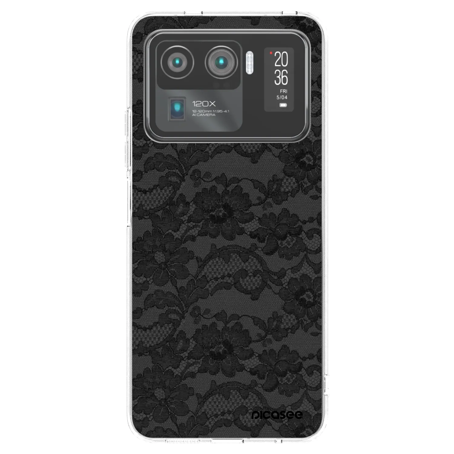 Picasee silikonowe przeźroczyste etui na Xiaomi Mi 11 Ultra - Dark Elegance