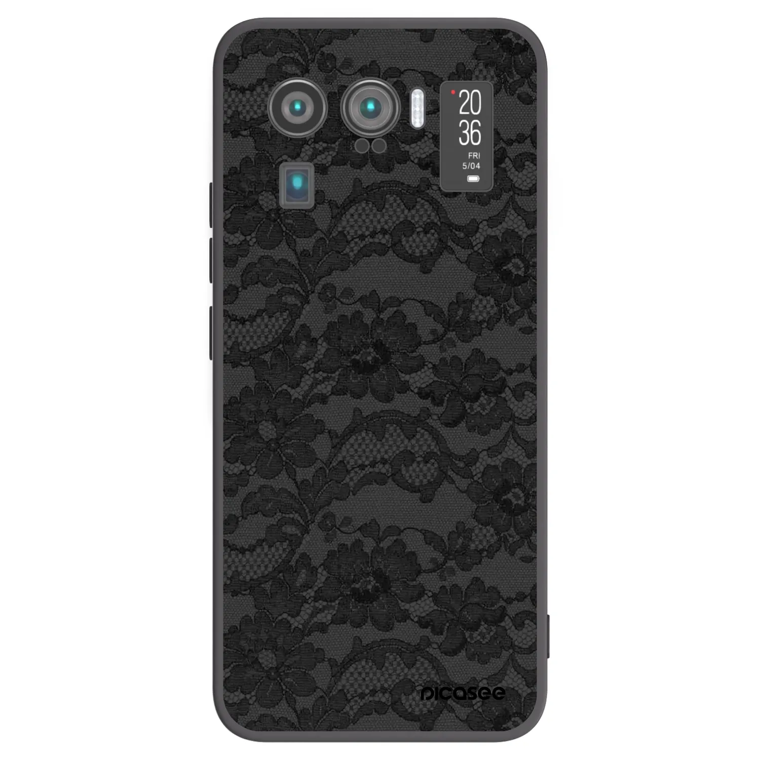 Picasee silikonowe czarne etui na Xiaomi Mi 11 Ultra - Dark Elegance