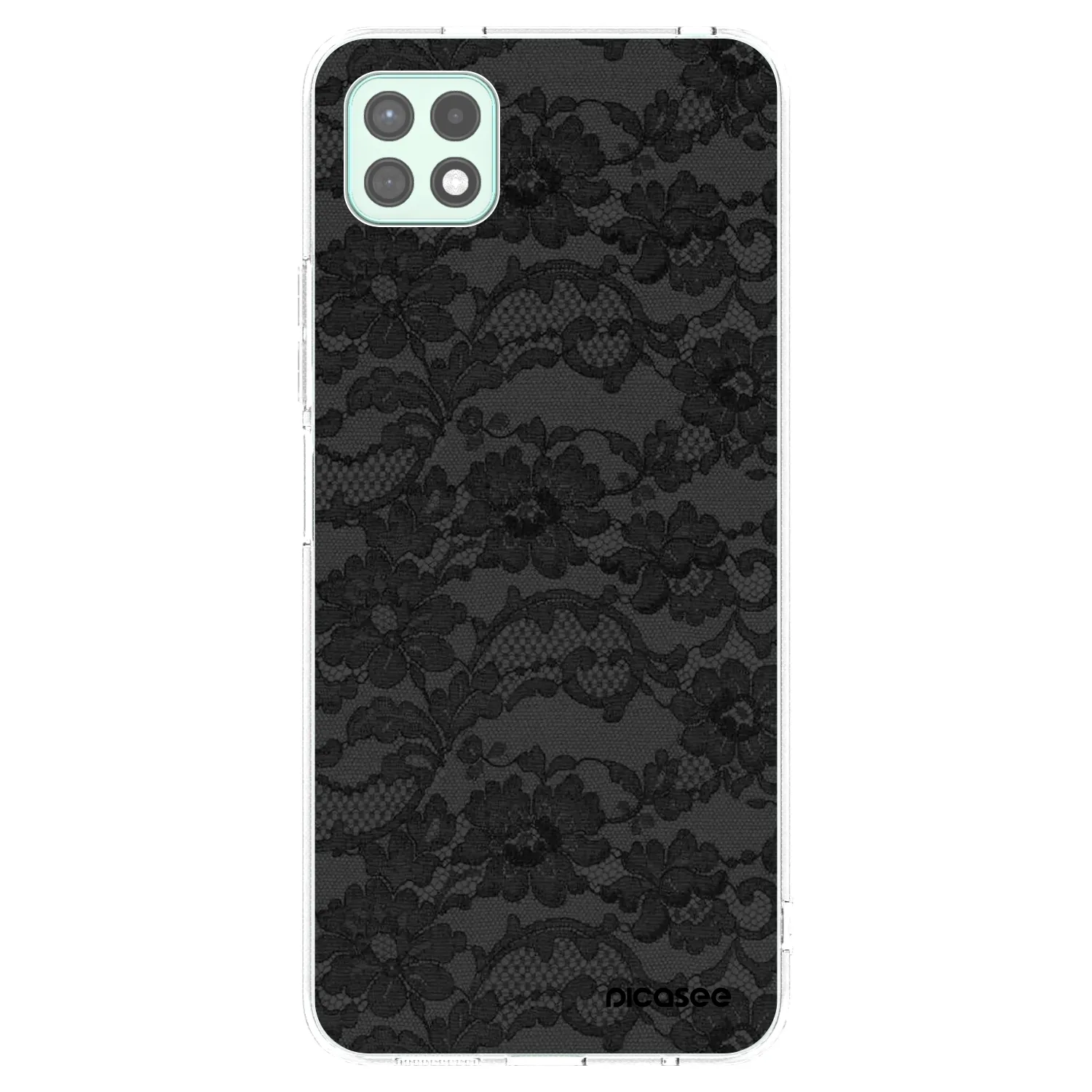 Picasee silikonowe przeźroczyste etui na Samsung Galaxy A22 A226B 5G - Dark Elegance