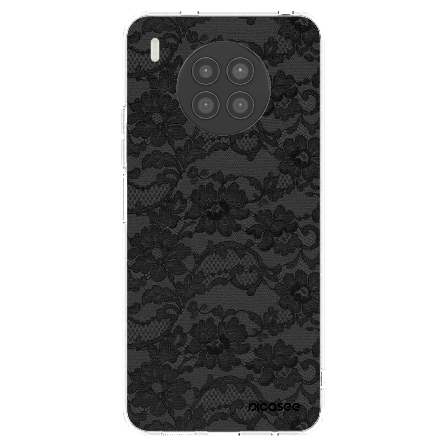Picasee silikonowe przeźroczyste etui na Huawei Nova 8i - Dark Elegance