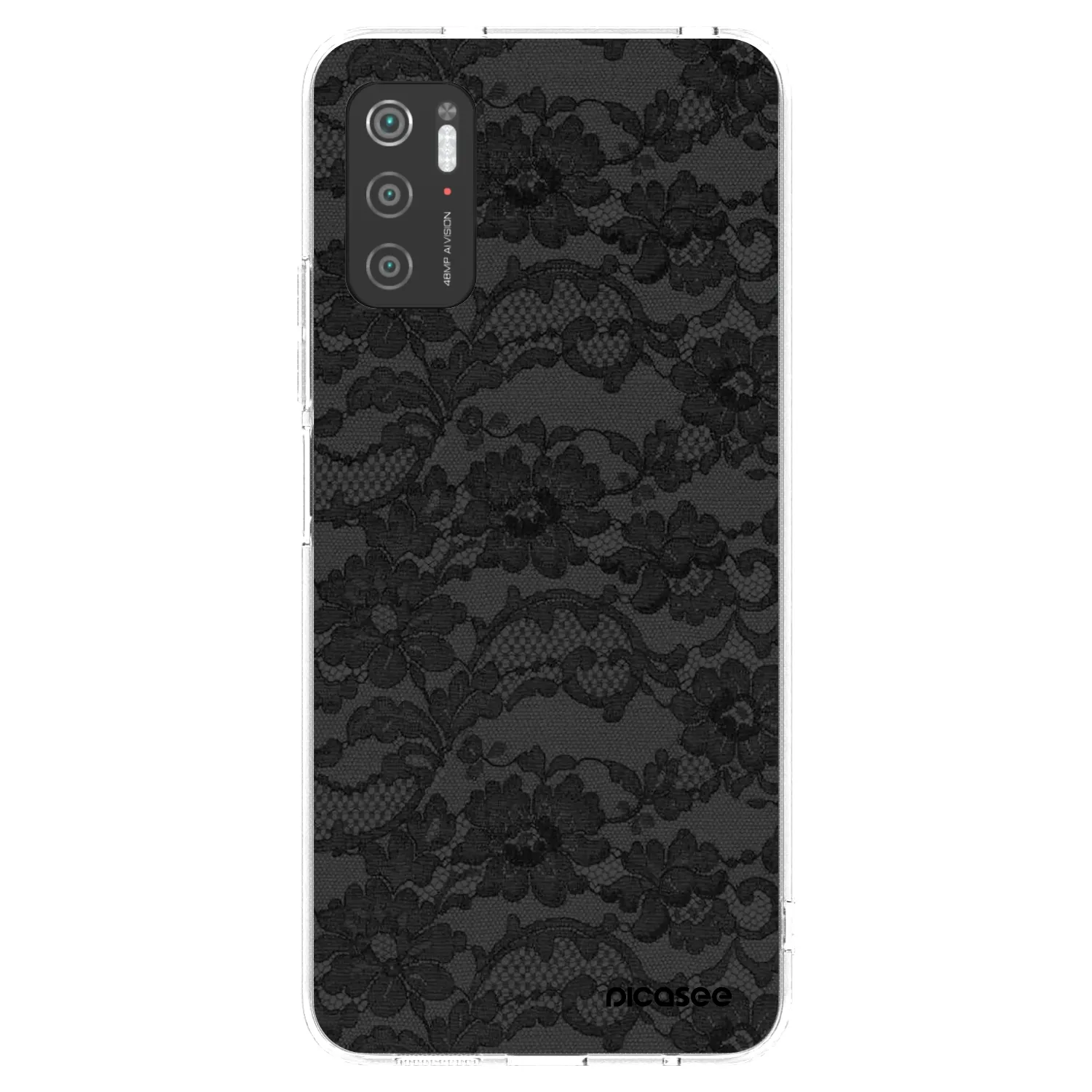 Picasee silikonowe przeźroczyste etui na Xiaomi Poco M3 Pro 5G - Dark Elegance