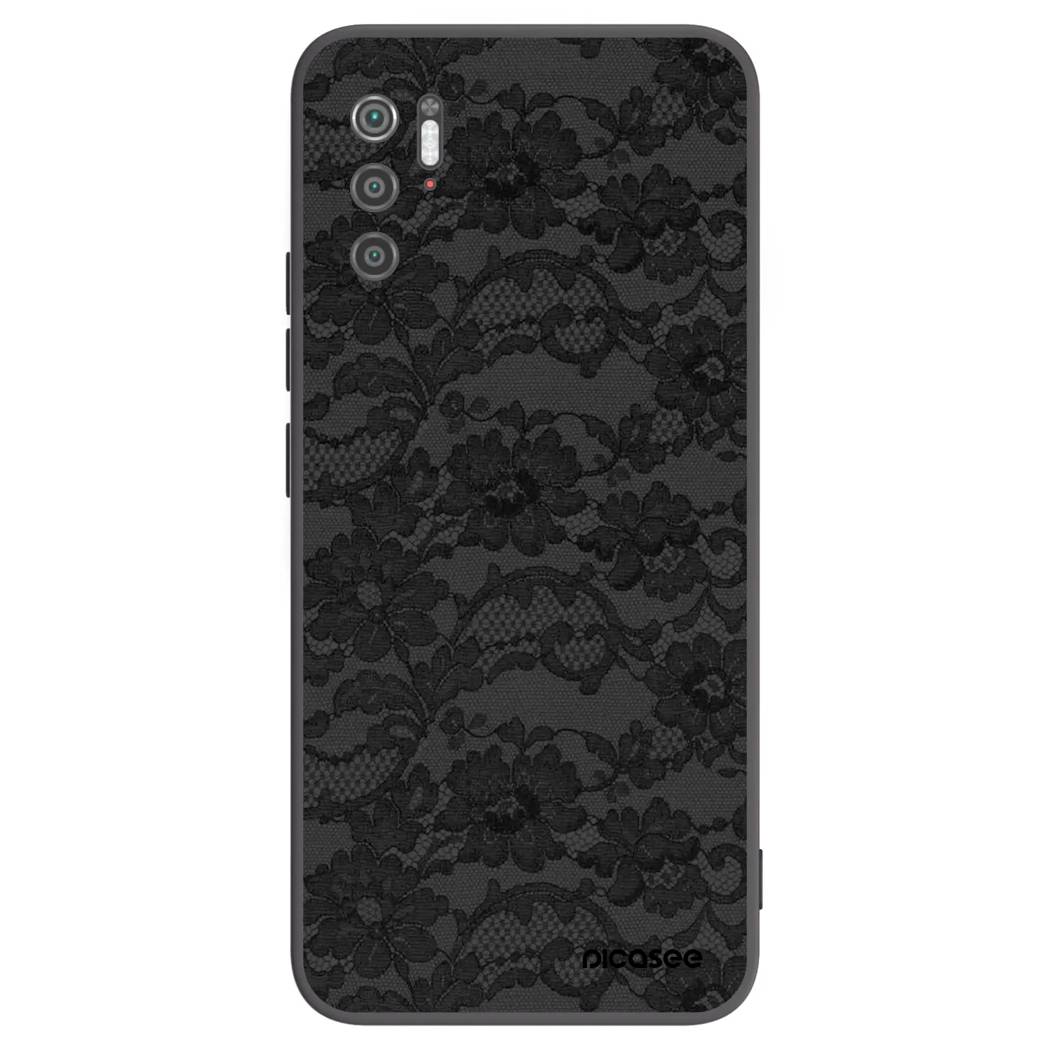 Picasee silikonowe czarne etui na Xiaomi Poco M3 Pro 5G - Dark Elegance