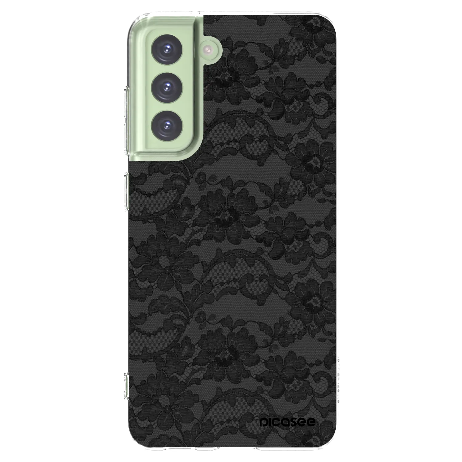 Picasee silikonowe przeźroczyste etui na Samsung Galaxy S21 FE 5G - Dark Elegance