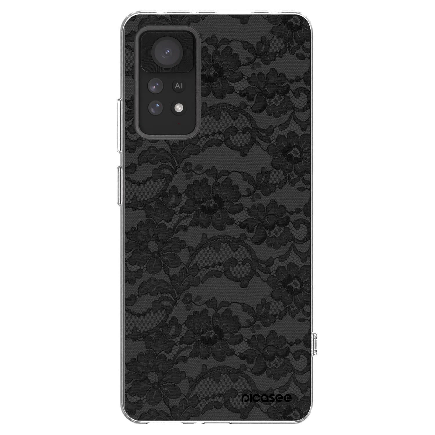 Picasee silikonowe przeźroczyste etui na Xiaomi Redmi Note 11 Pro - Dark Elegance