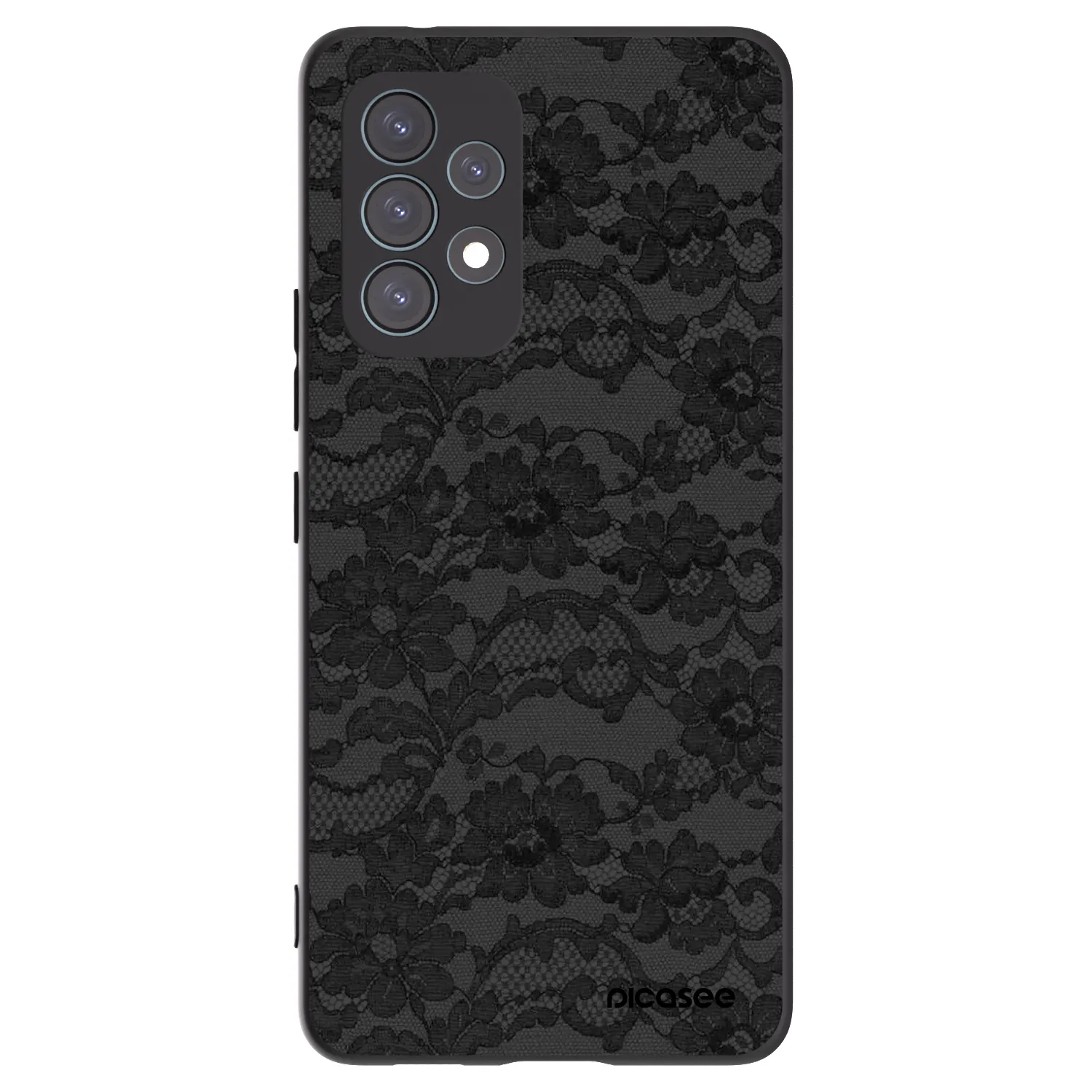 Picasee silikonowe czarne etui na Samsung Galaxy A53 5G A536 - Dark Elegance