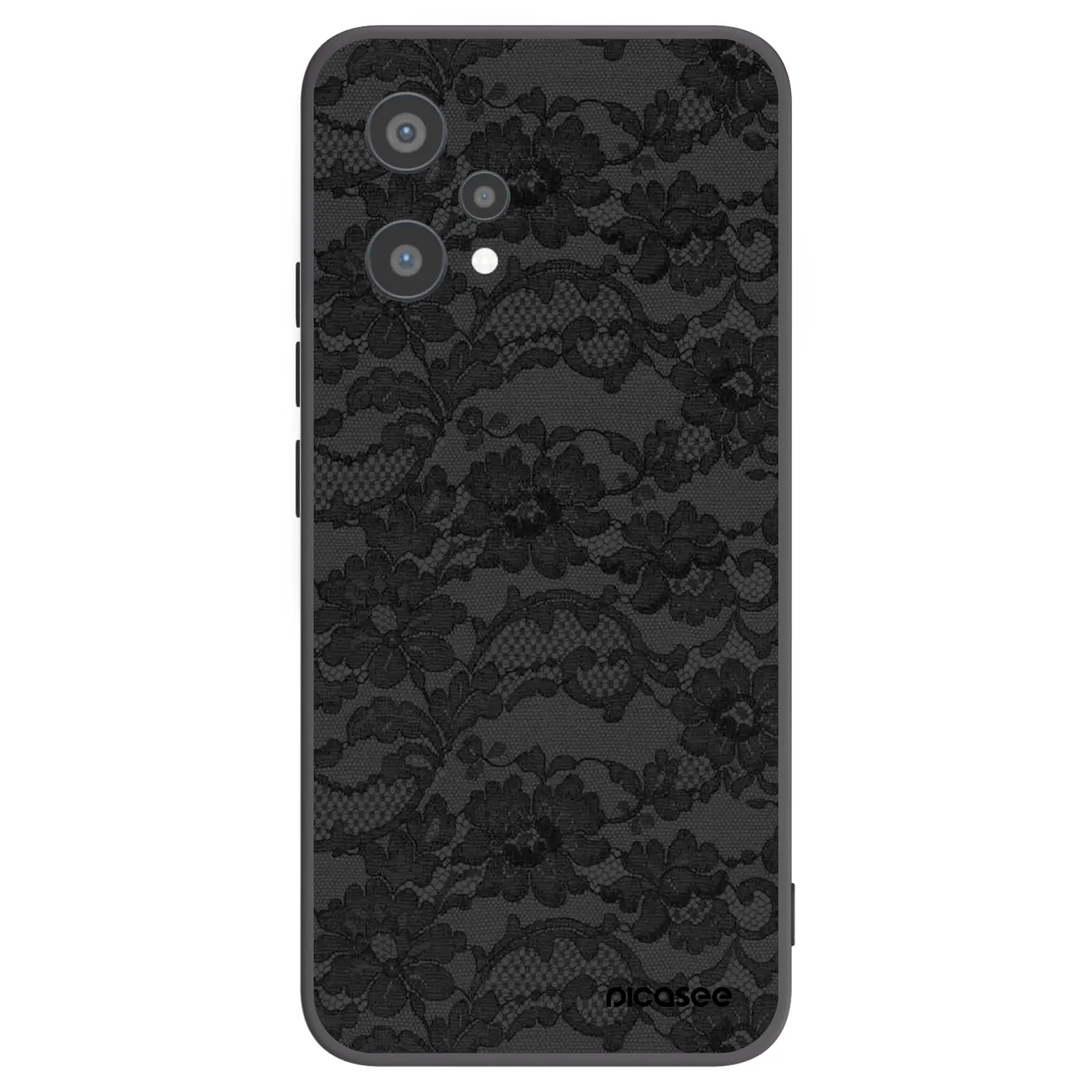 Picasee silikonowe czarne etui na Realme 9 Pro 5G - Dark Elegance