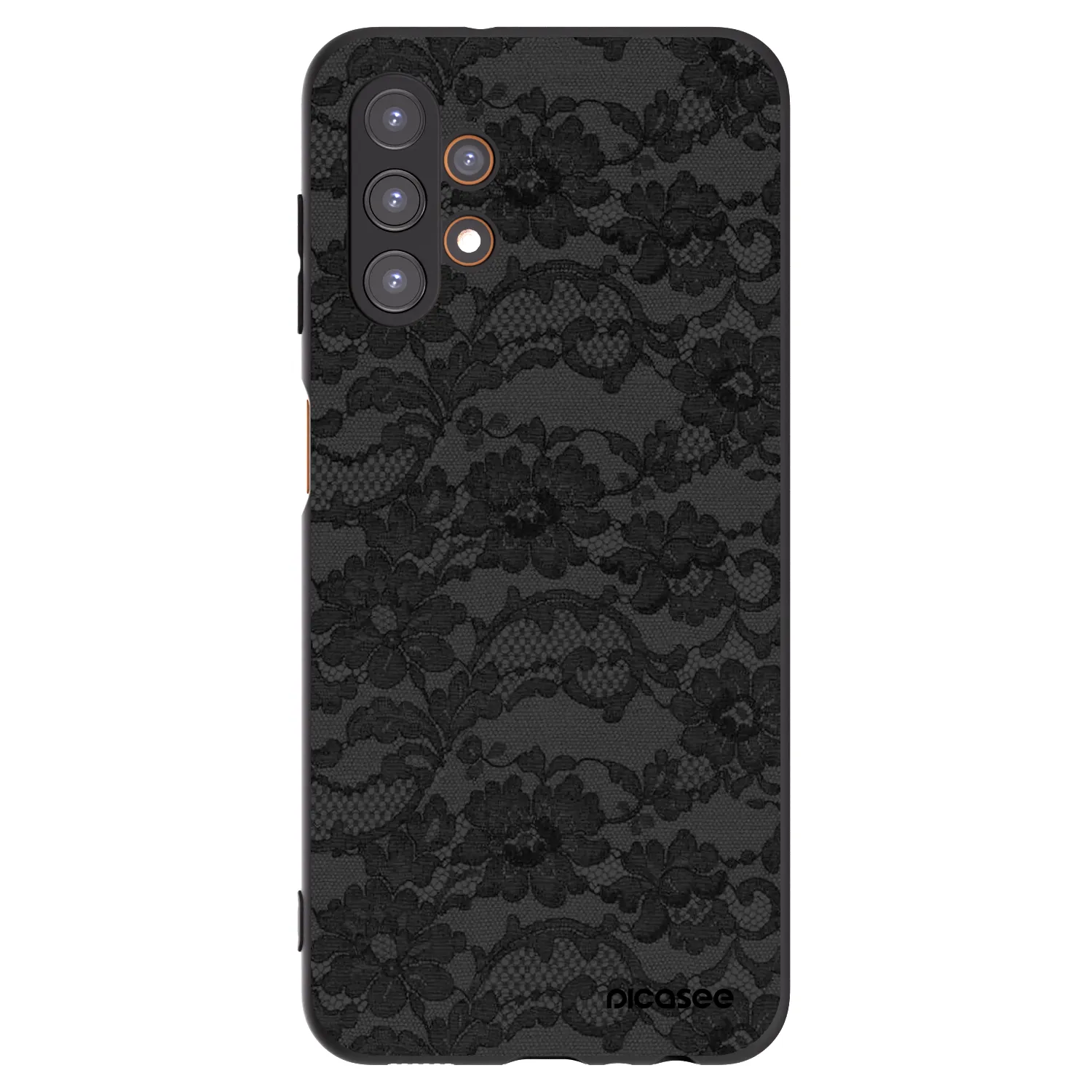 Picasee silikonowe czarne etui na Samsung Galaxy A13 4G A135 - Dark Elegance