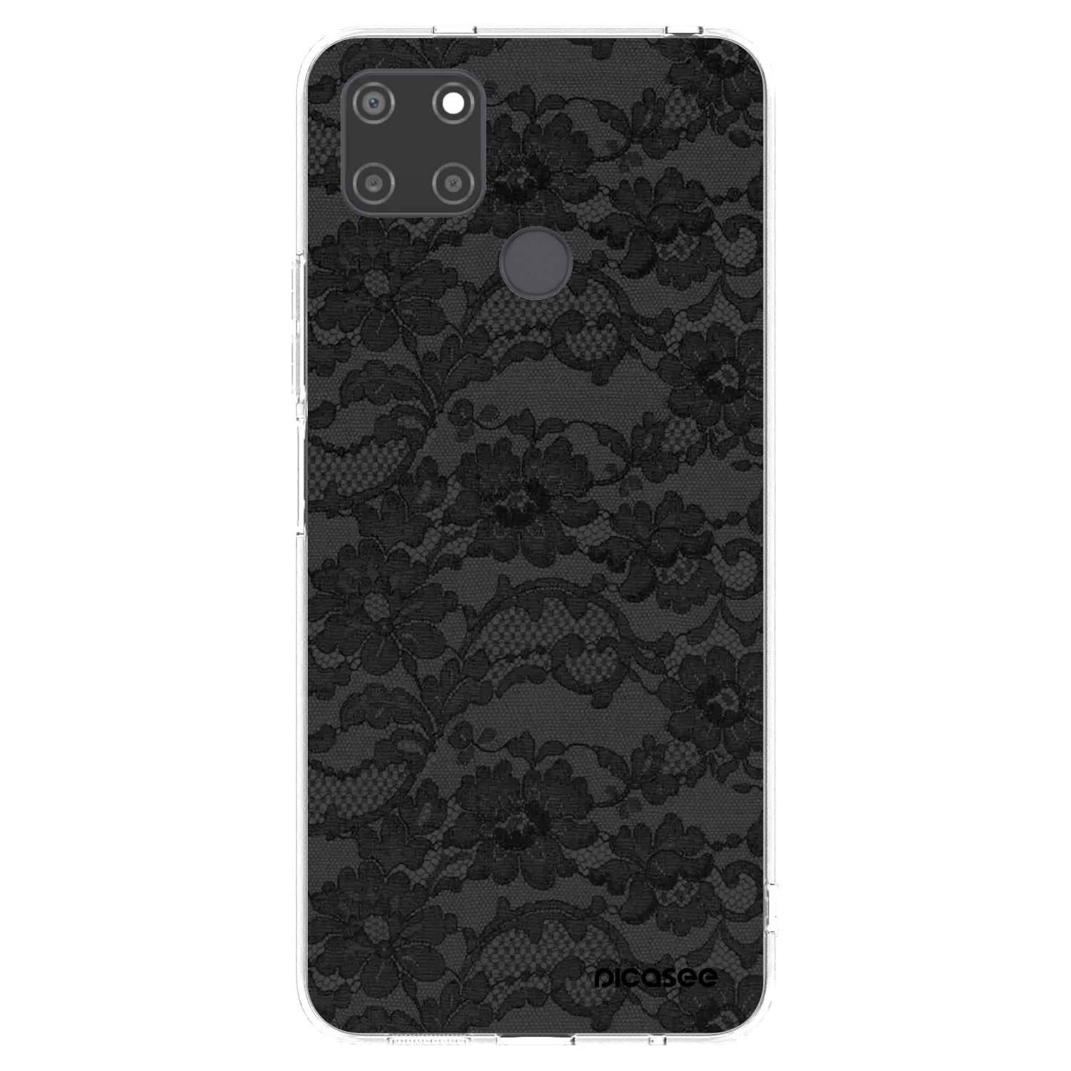 Picasee silikonowe przeźroczyste etui na Realme C21Y - Dark Elegance