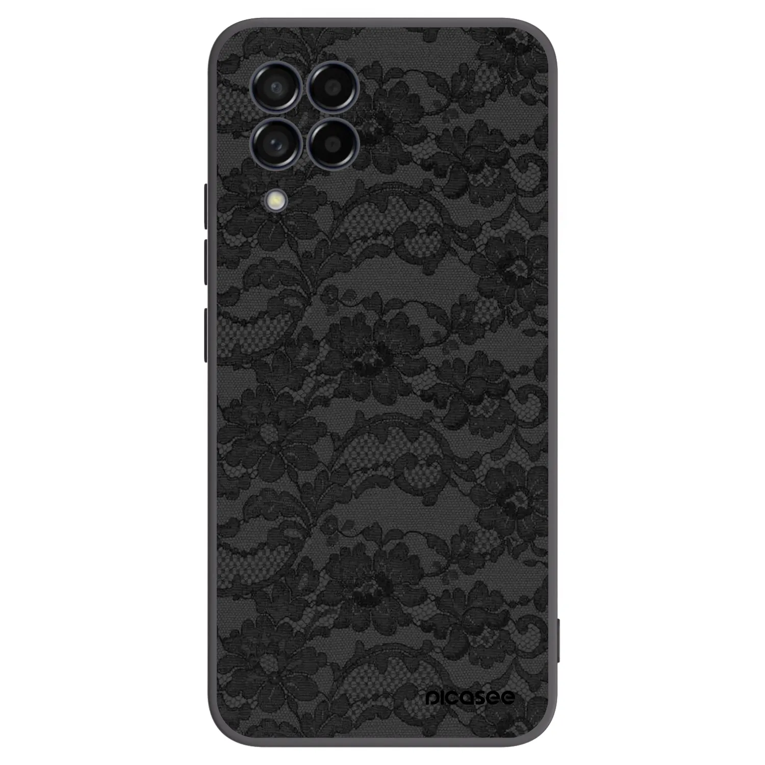 Picasee silikonowe czarne etui na Samsung Galaxy M53 5G - Dark Elegance