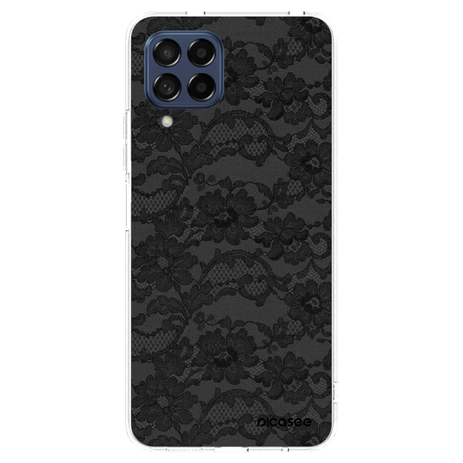 Picasee silikonowe przeźroczyste etui na Samsung Galaxy M53 5G - Dark Elegance