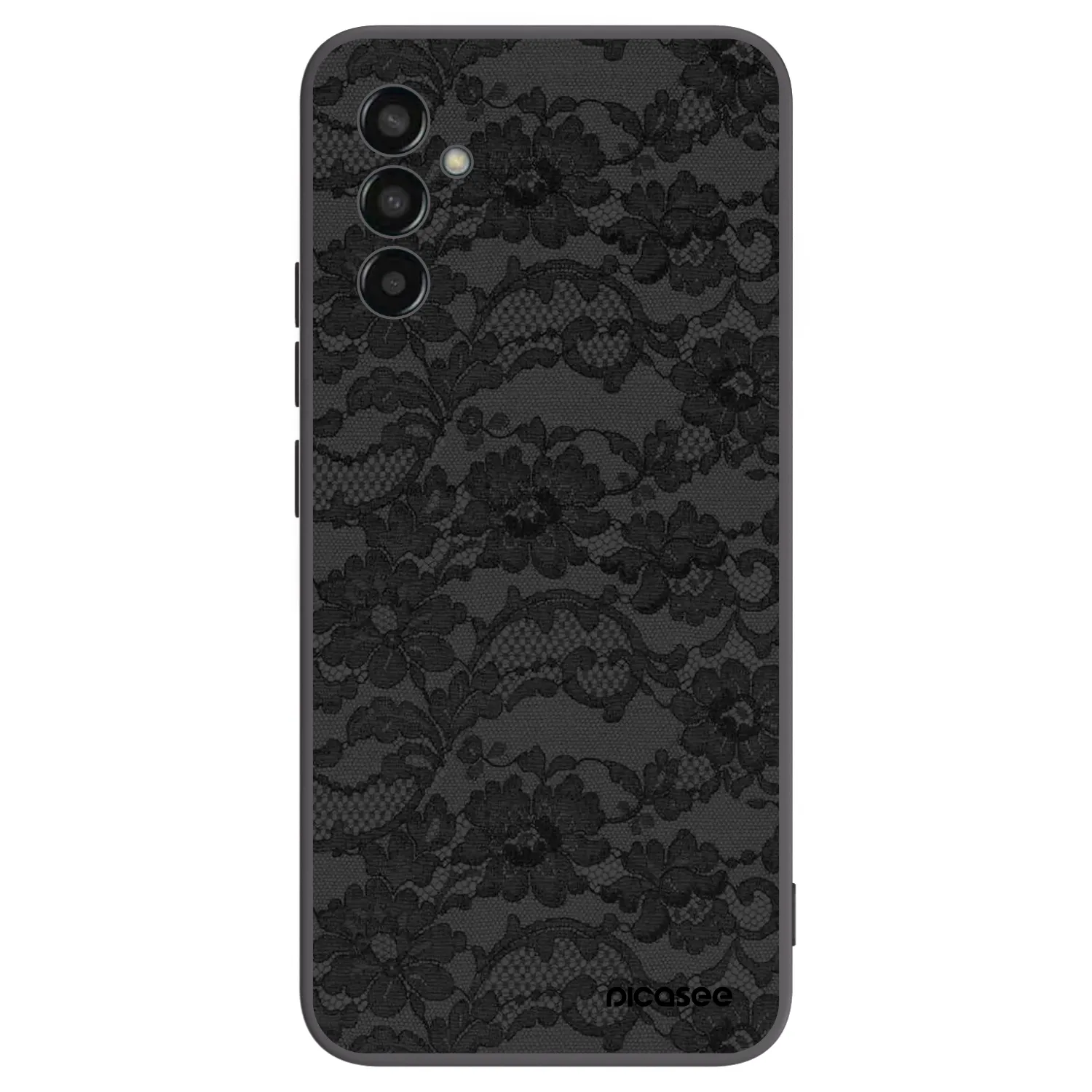 Picasee silikonowe czarne etui na Samsung Galaxy M13 M135F - Dark Elegance