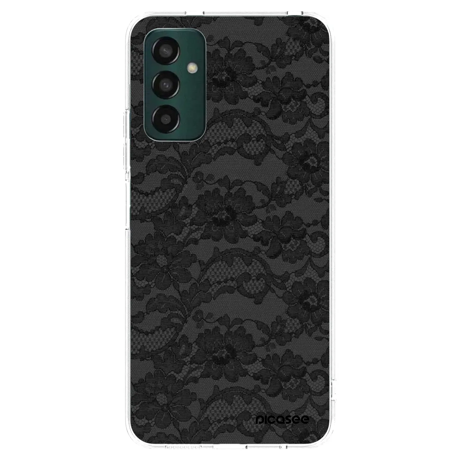 Picasee silikonowe przeźroczyste etui na Samsung Galaxy M13 M135F - Dark Elegance