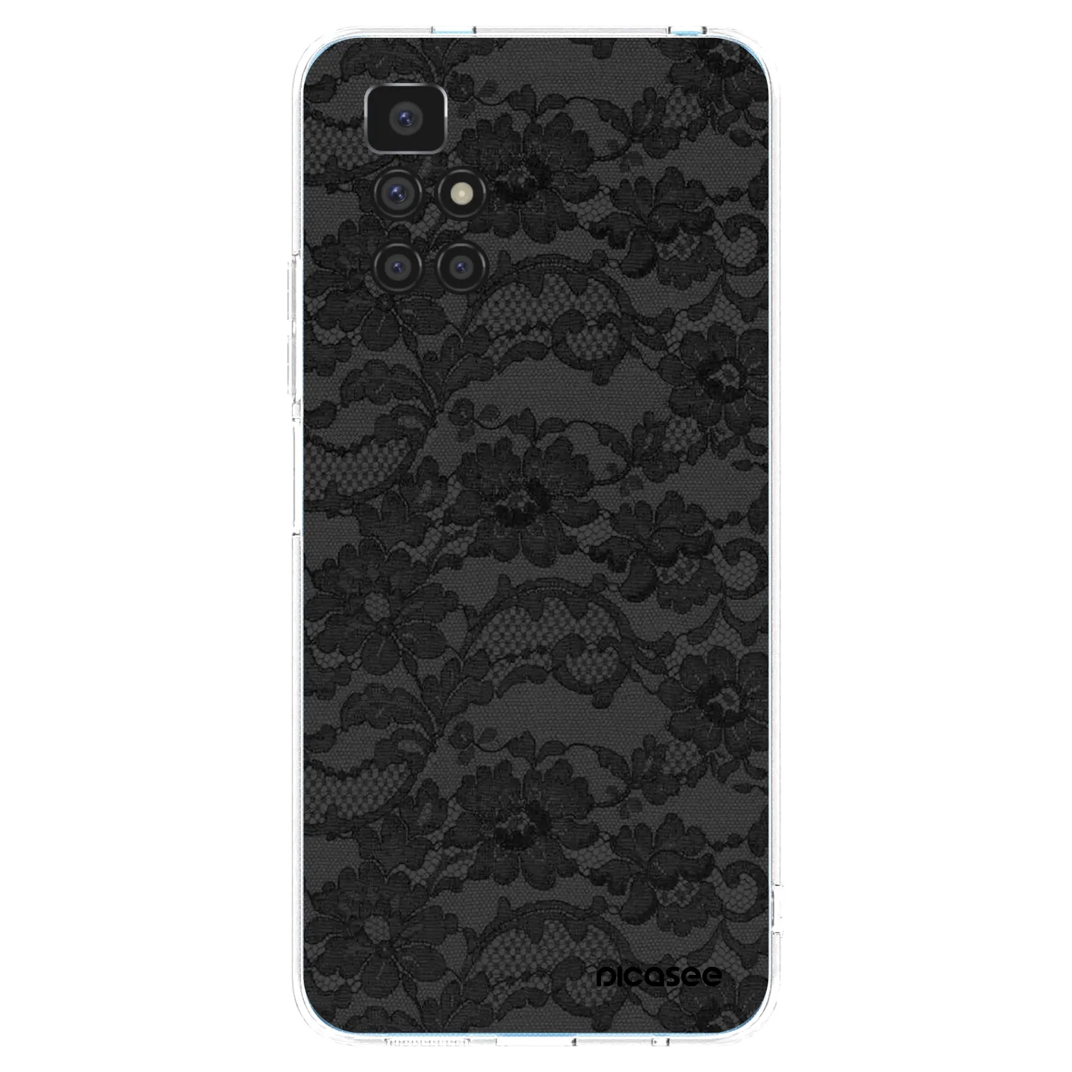 Picasee silikonowe przeźroczyste etui na Xiaomi Redmi 10 (2022) - Dark Elegance