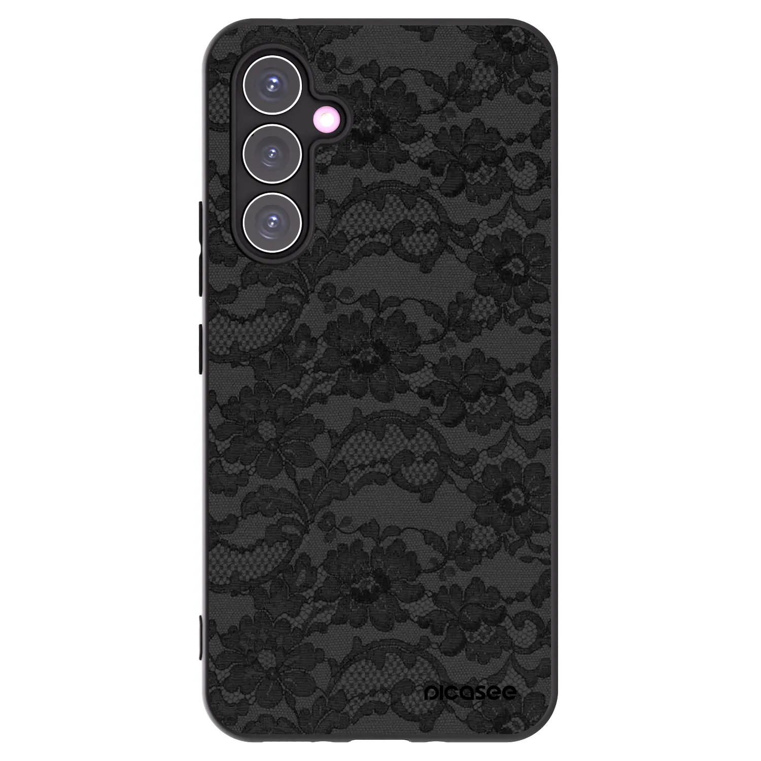 Picasee silikonowe czarne etui na Samsung Galaxy A54 5G A546B - Dark Elegance