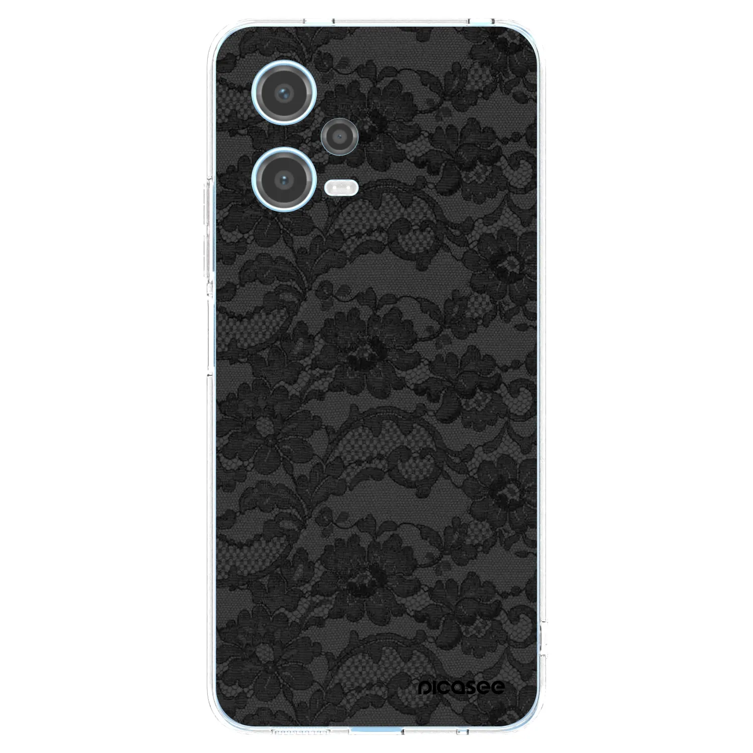 Picasee silikonowe przeźroczyste etui na Xiaomi Redmi Note 12 5G - Dark Elegance