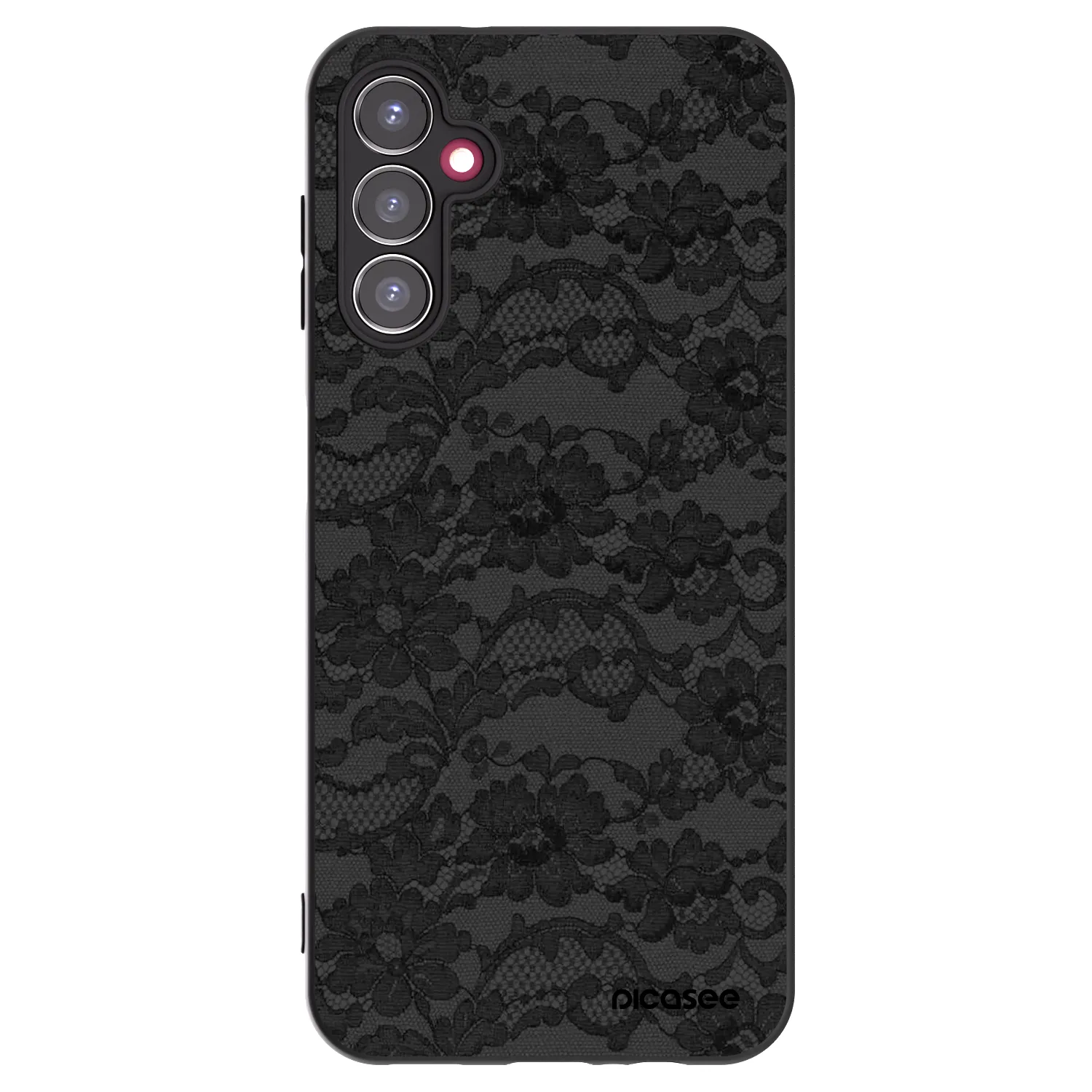 Picasee silikonowe czarne etui na Samsung Galaxy A14 5G A146P - Dark Elegance