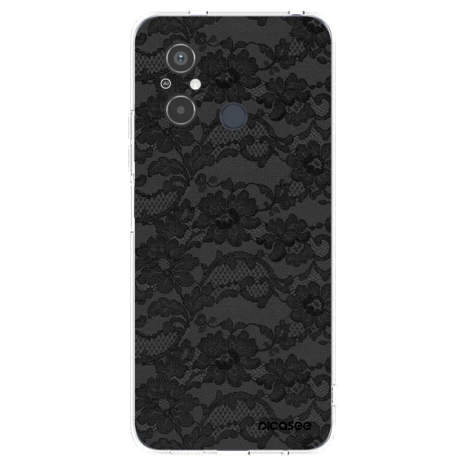 Picasee silikonowe przeźroczyste etui na Xiaomi Redmi 12C - Dark Elegance