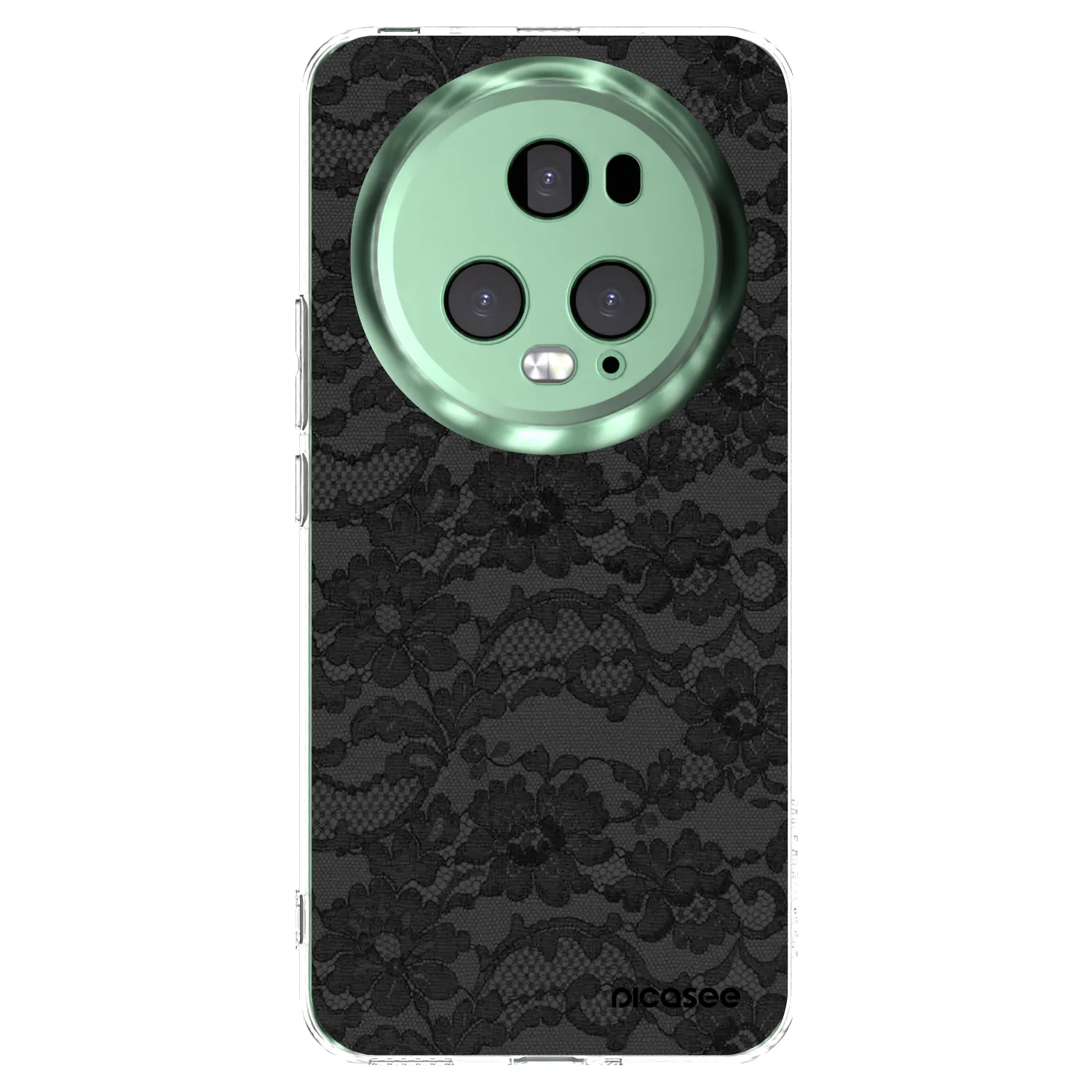 Picasee silikonowe przeźroczyste etui na Honor Magic5 Pro - Dark Elegance
