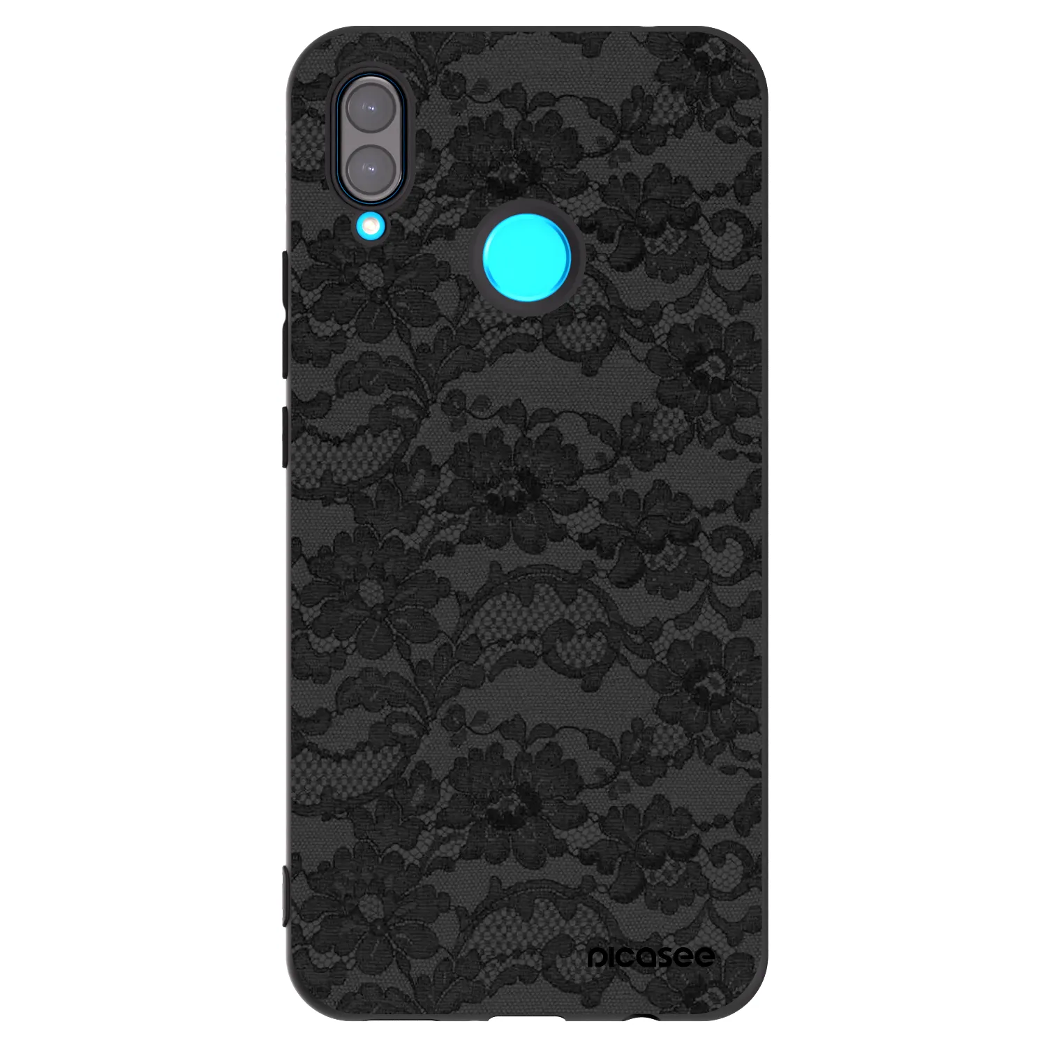 Picasee silikonowe czarne etui na Huawei Nova 3 - Dark Elegance