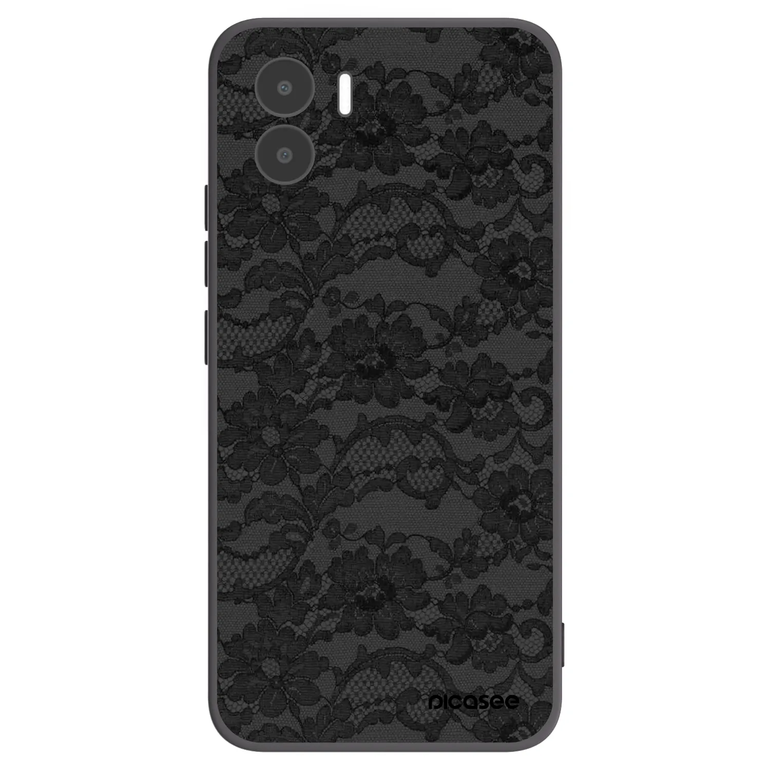 Picasee silikonowe czarne etui na Xiaomi Redmi A2 - Dark Elegance