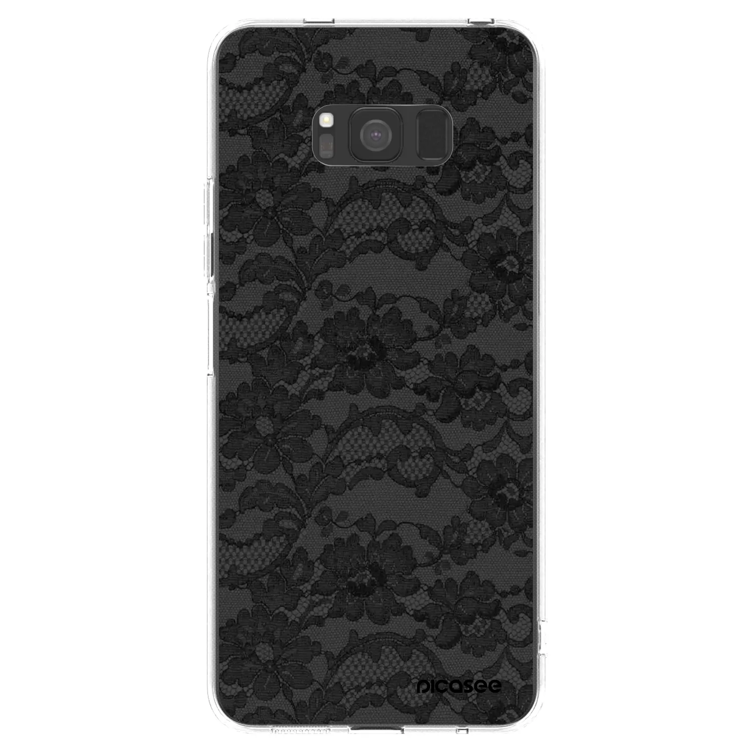 Picasee silikonowe przeźroczyste etui na Samsung Galaxy S8 G950F - Dark Elegance