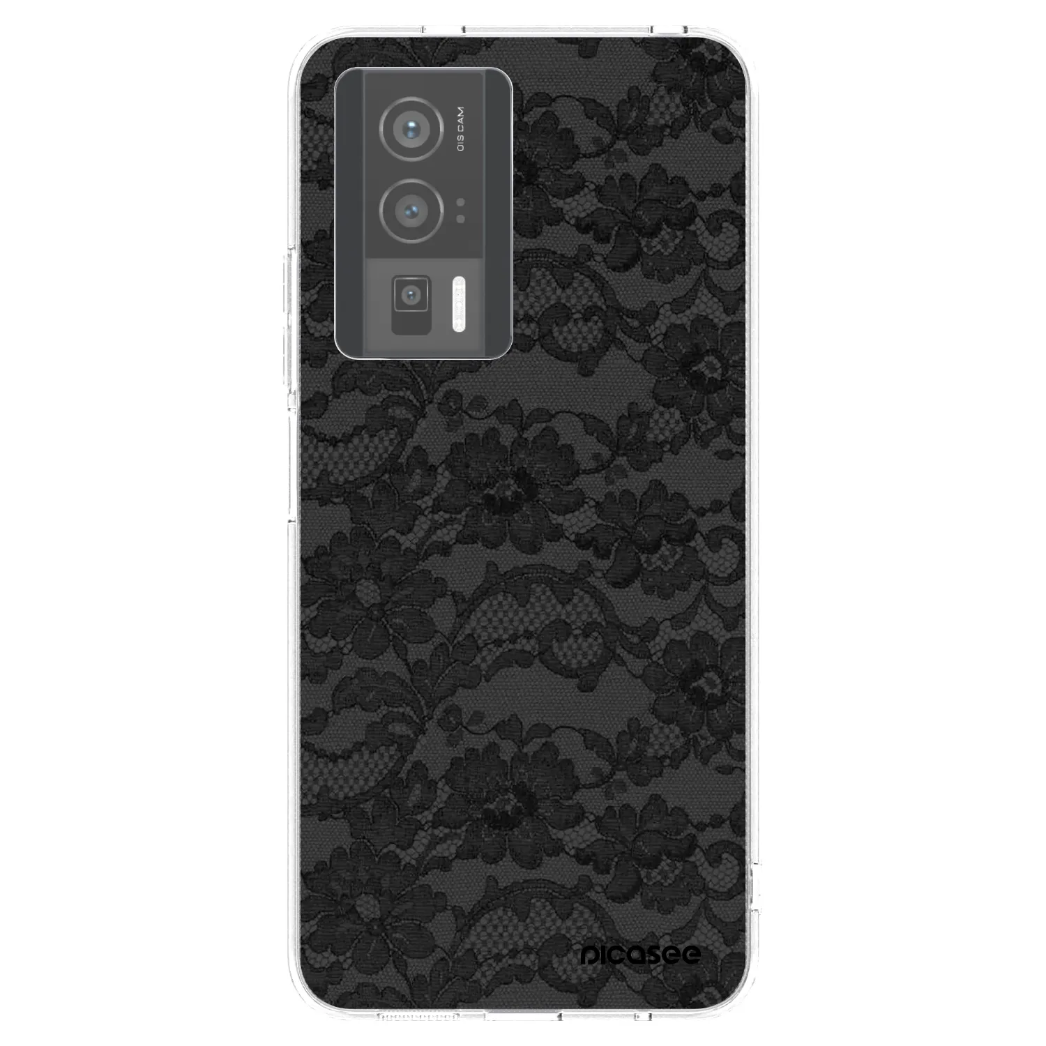 Picasee silikonowe przeźroczyste etui na Xiaomi Poco F5 Pro 5G - Dark Elegance