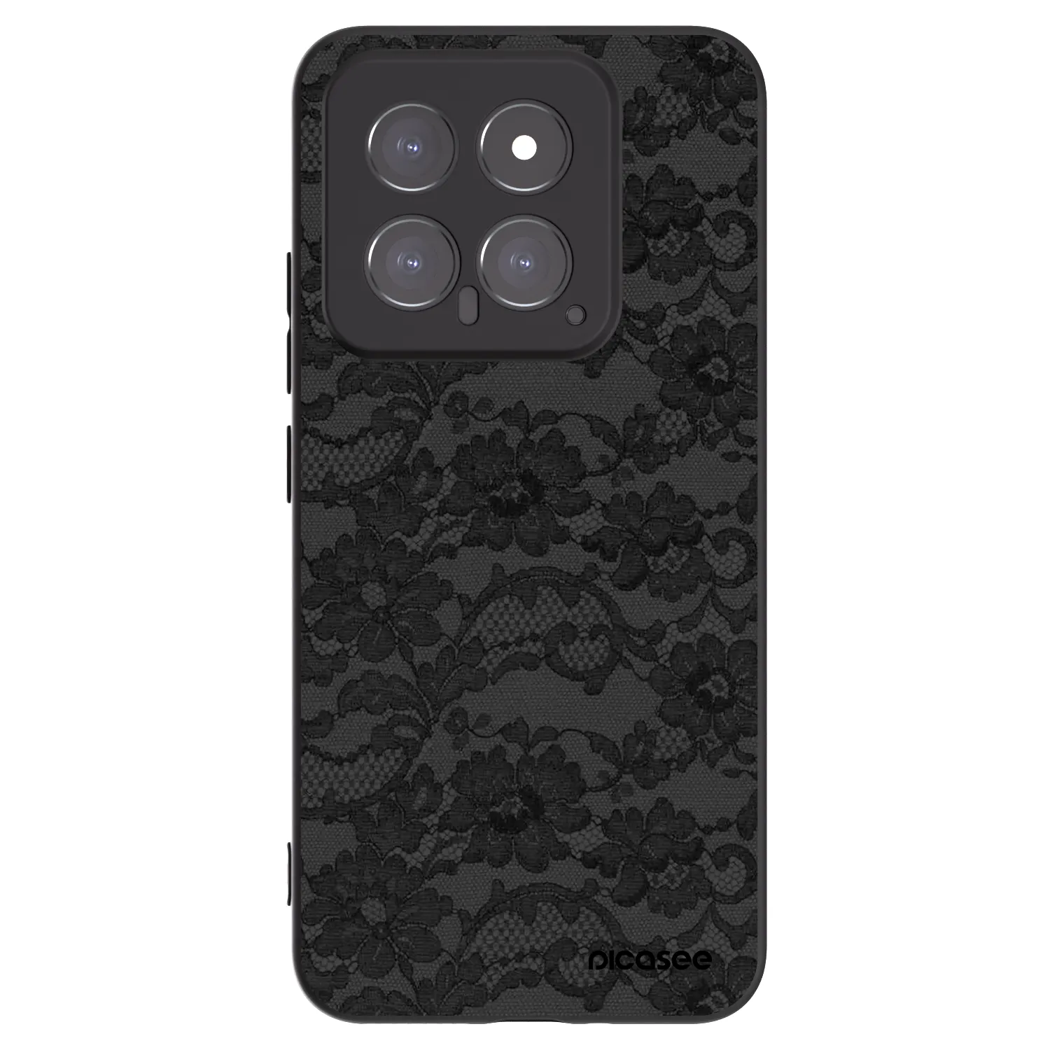 Picasee silikonowe czarne etui na Xiaomi 14 - Dark Elegance