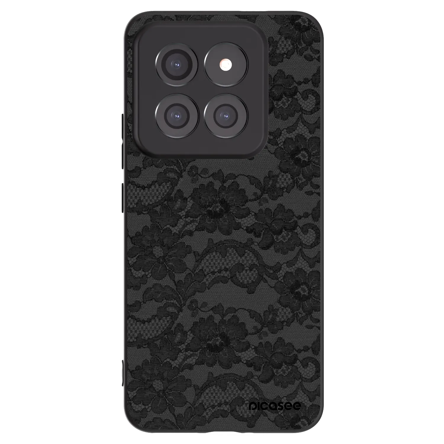 Picasee silikonowe czarne etui na Xiaomi 14 Pro - Dark Elegance