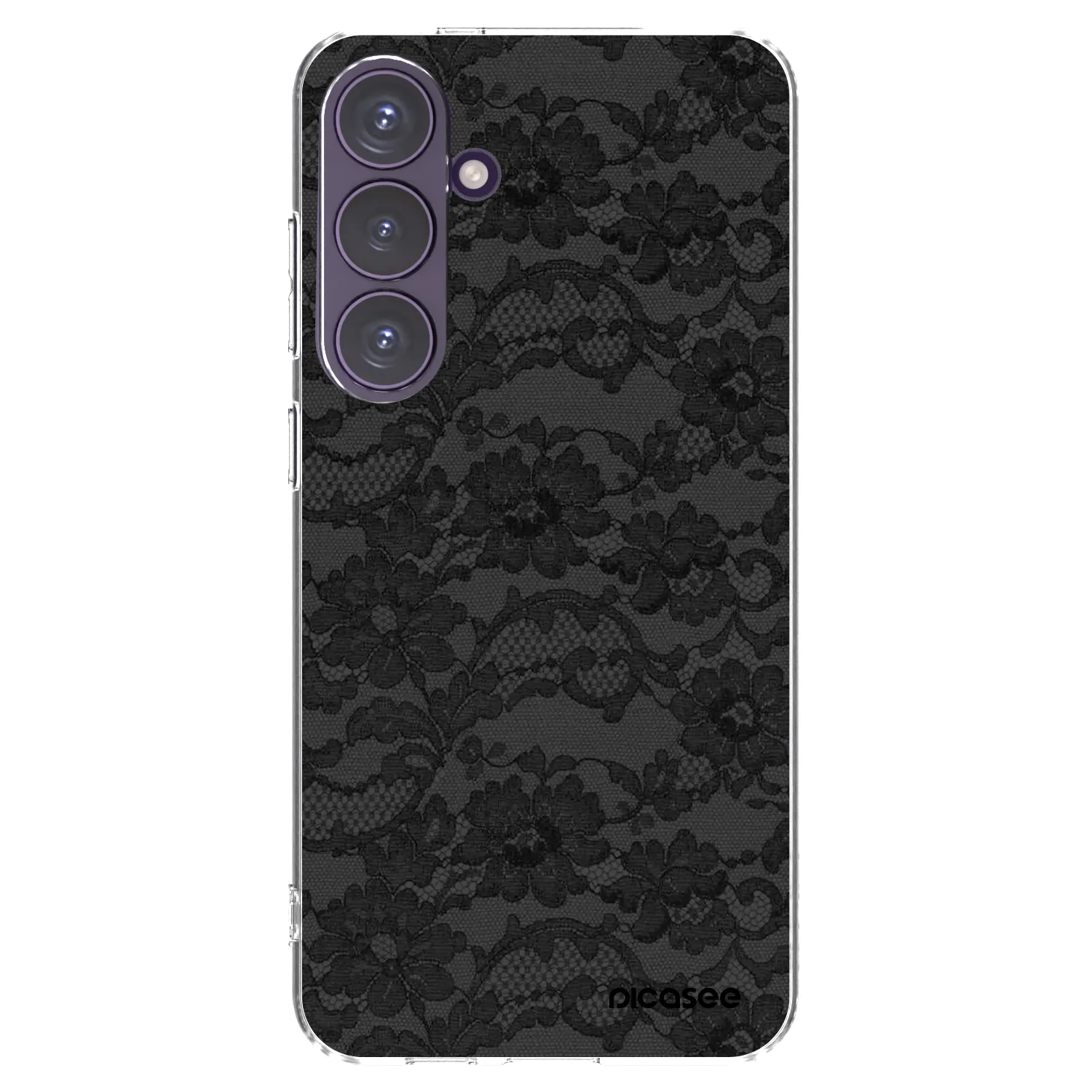 Picasee silikonowe przeźroczyste etui na Samsung Galaxy S24+ S926B 5G - Dark Elegance