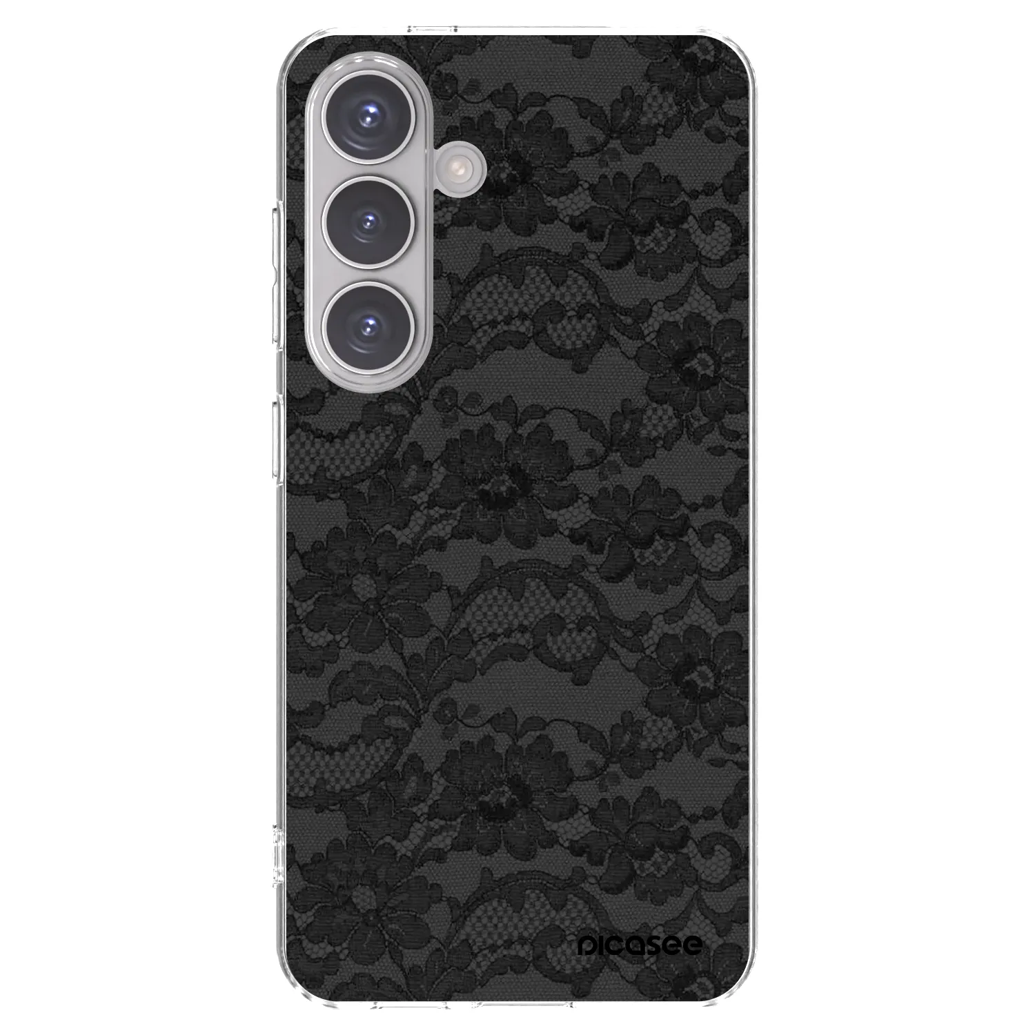 Picasee silikonowe przeźroczyste etui na Samsung Galaxy S24 S921B 5G - Dark Elegance