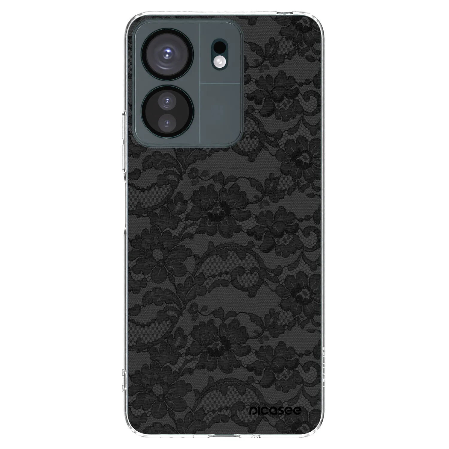 Picasee silikonowe przeźroczyste etui na Xiaomi Redmi 13C 4G - Dark Elegance