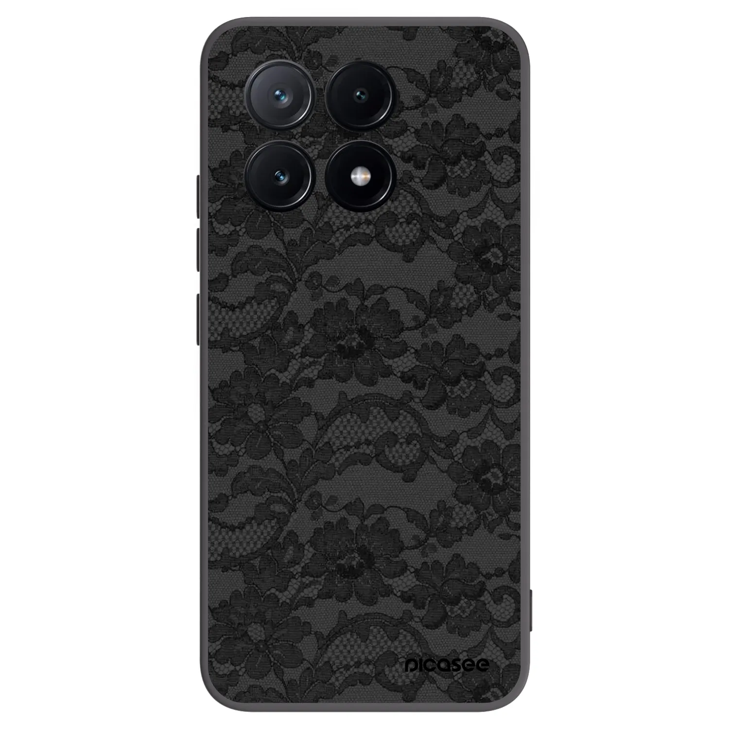 Picasee silikonowe czarne etui na Xiaomi Poco X6 Pro - Dark Elegance
