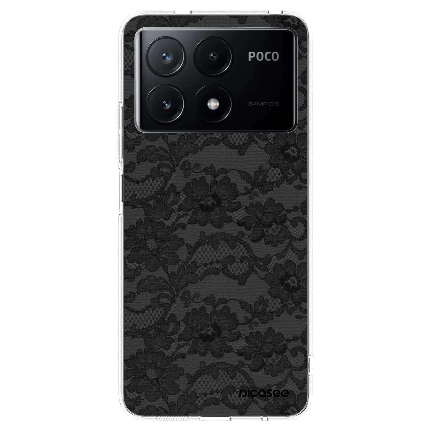 Picasee silikonowe przeźroczyste etui na Xiaomi Poco X6 Pro - Dark Elegance