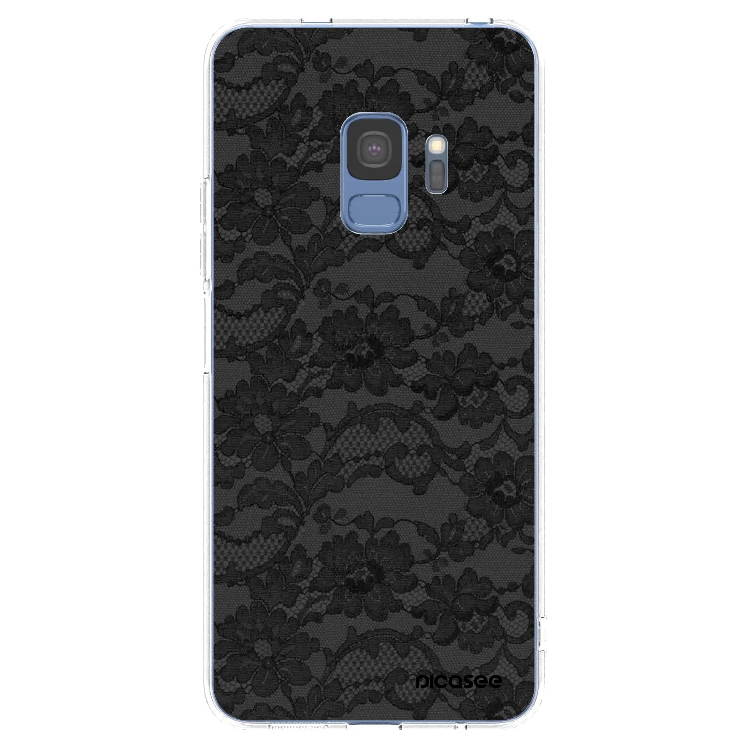 Picasee silikonowe przeźroczyste etui na Samsung Galaxy S9 G960F - Dark Elegance