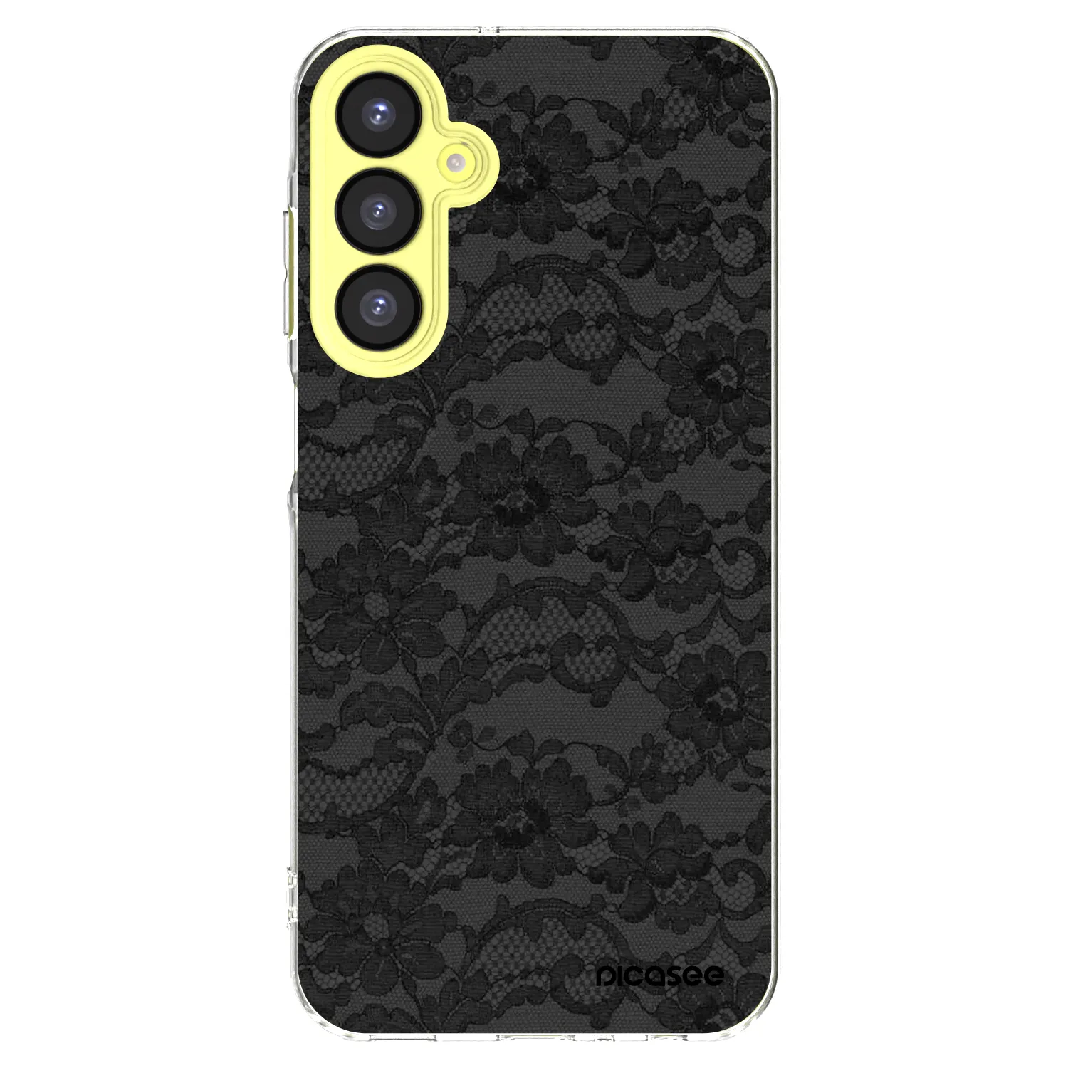 Picasee silikonowe przeźroczyste etui na Samsung Galaxy A25 A256B 5G - Dark Elegance