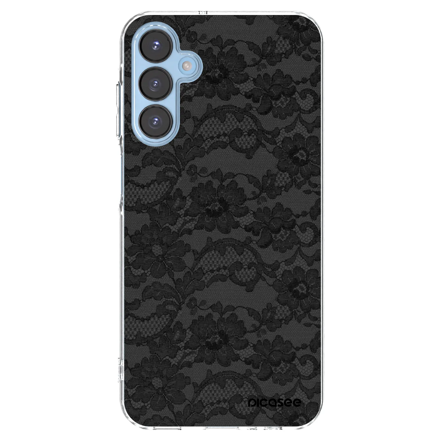Picasee silikonowe przeźroczyste etui na Samsung Galaxy A15 A156B 5G - Dark Elegance