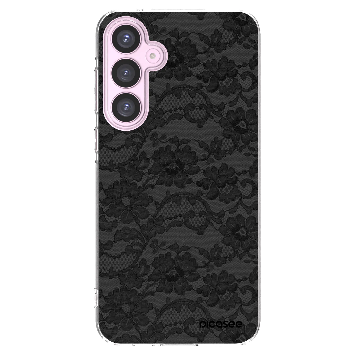 Picasee silikonowe przeźroczyste etui na Samsung Galaxy A55 5G A556B - Dark Elegance