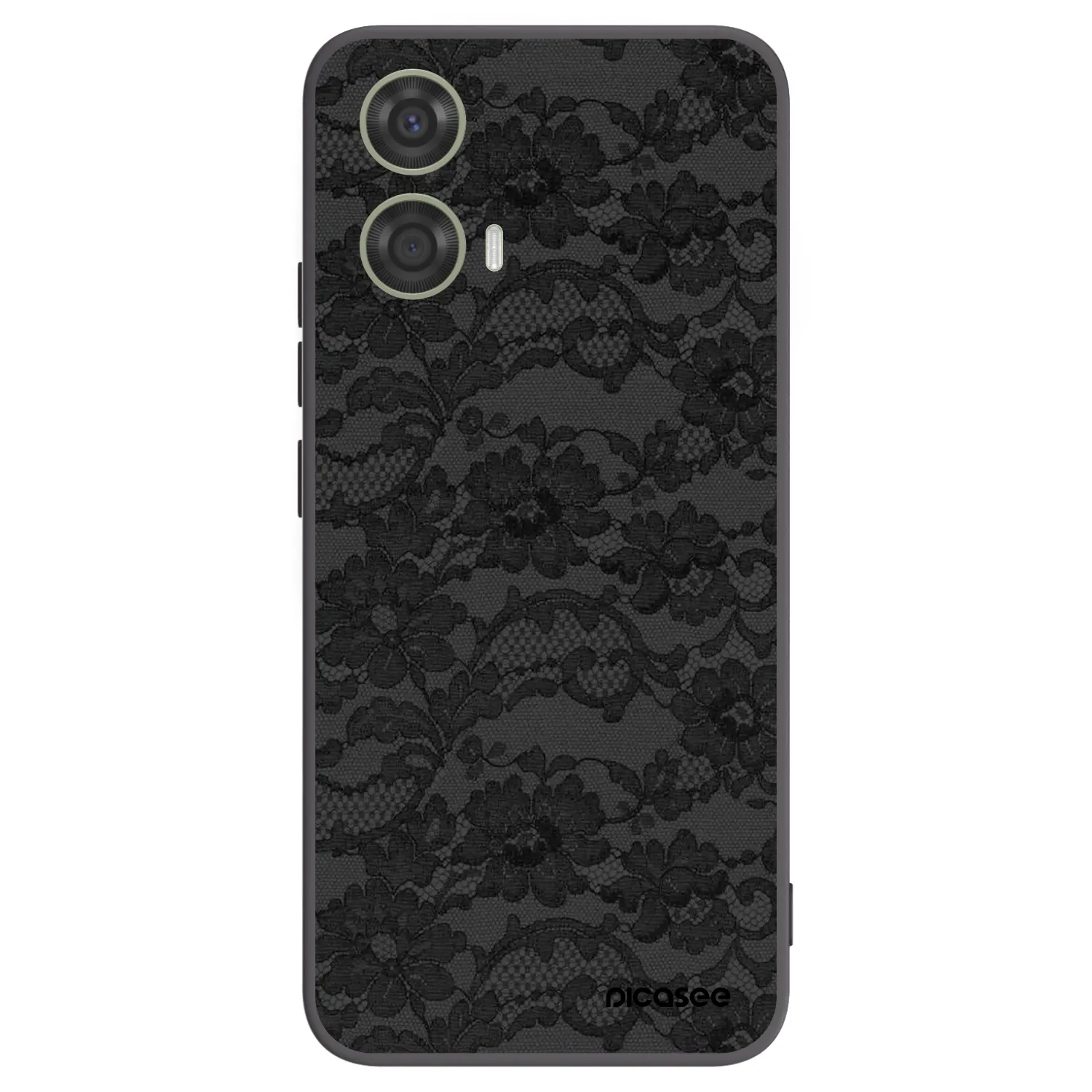 Picasee silikonowe czarne etui na Motorola Moto G24 - Dark Elegance