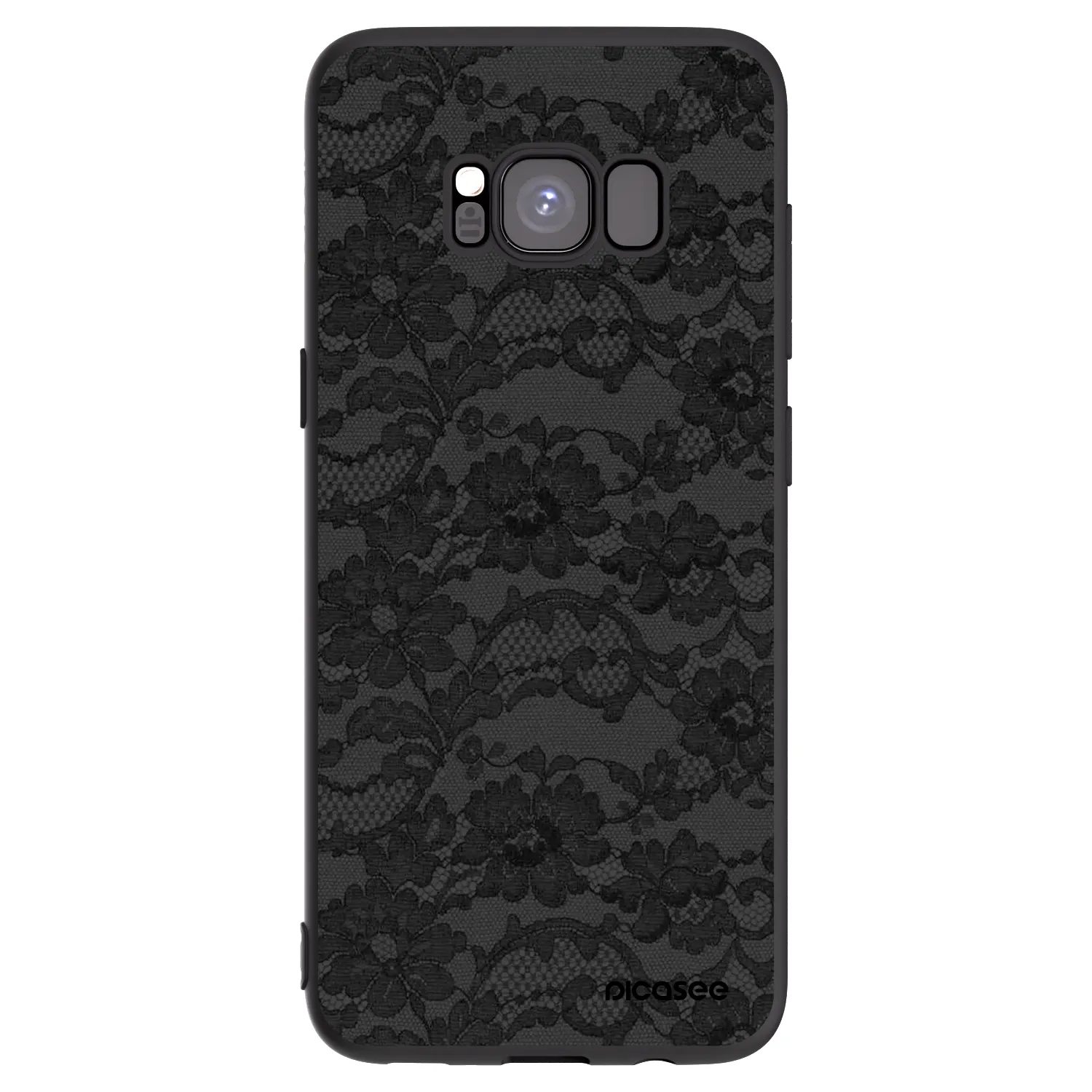 Picasee silikonowe czarne etui na Samsung Galaxy S8 G950F - Dark Elegance