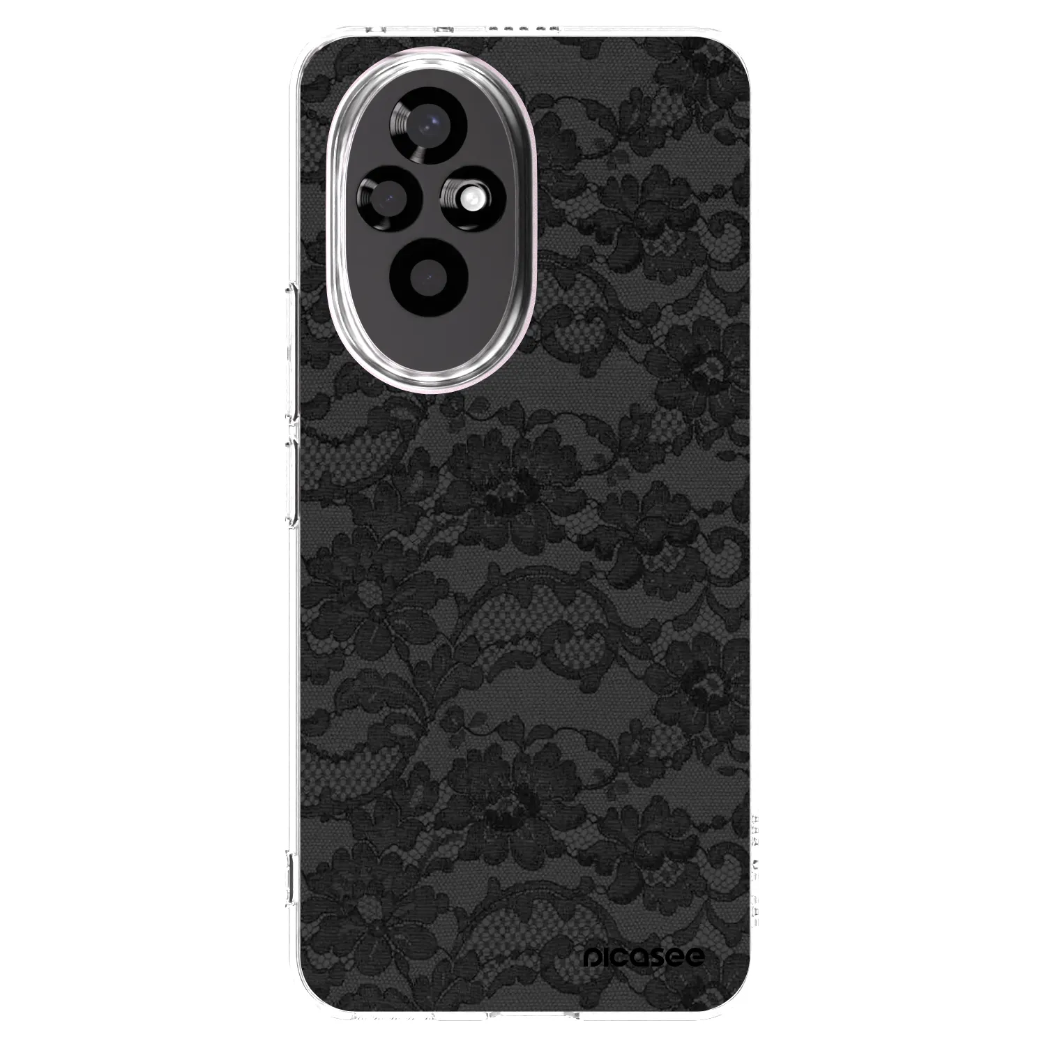 Picasee silikonowe przeźroczyste etui na Honor 200 Pro 5G - Dark Elegance