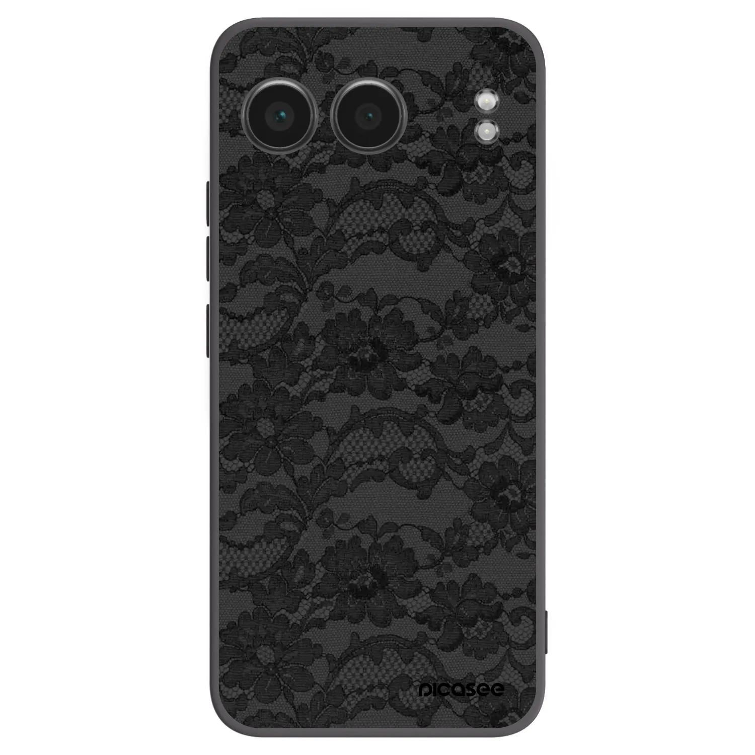 Picasee silikonowe czarne etui na OnePlus Nord 4 - Dark Elegance