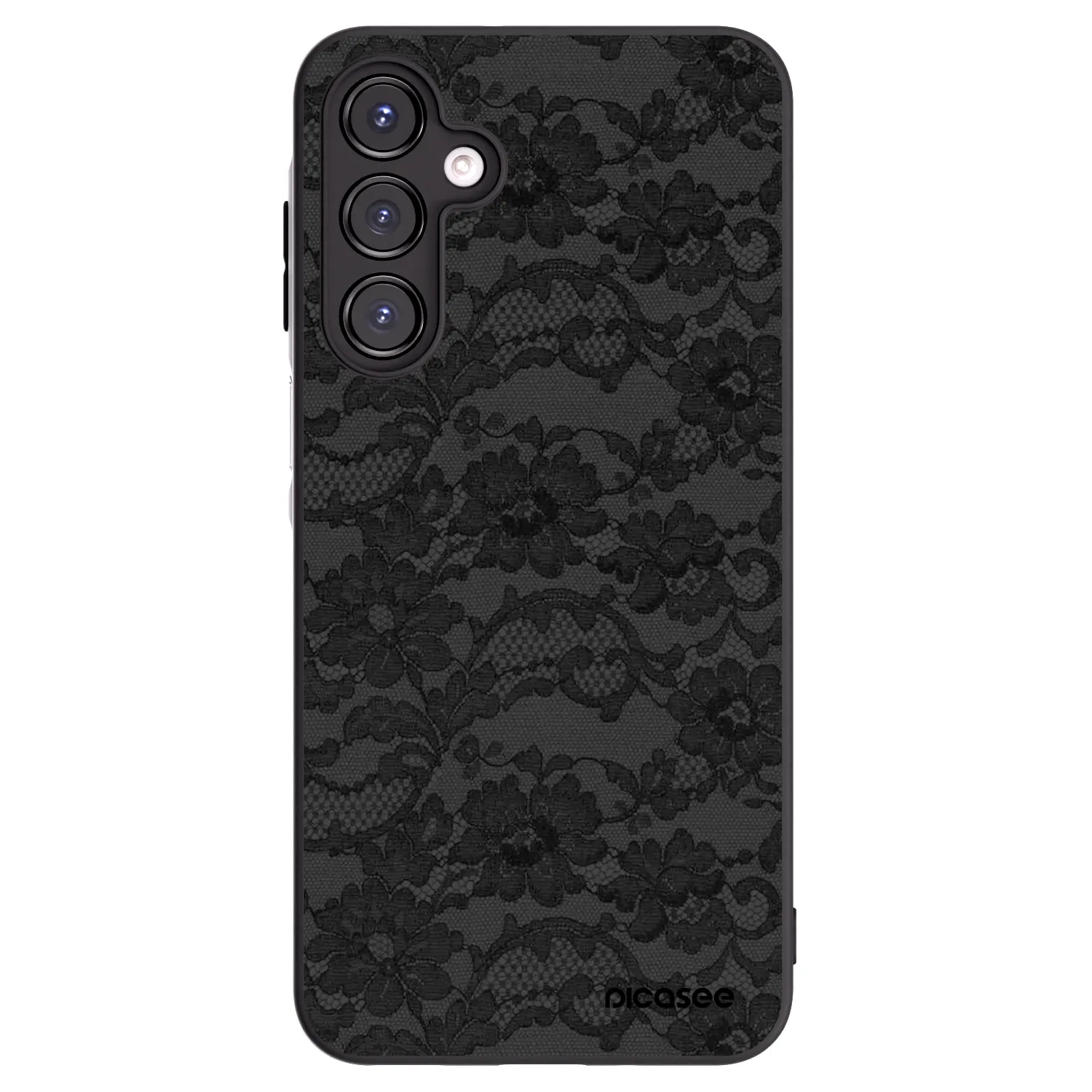 Picasee silikonowe czarne etui na Samsung Galaxy A16 5G - Dark Elegance