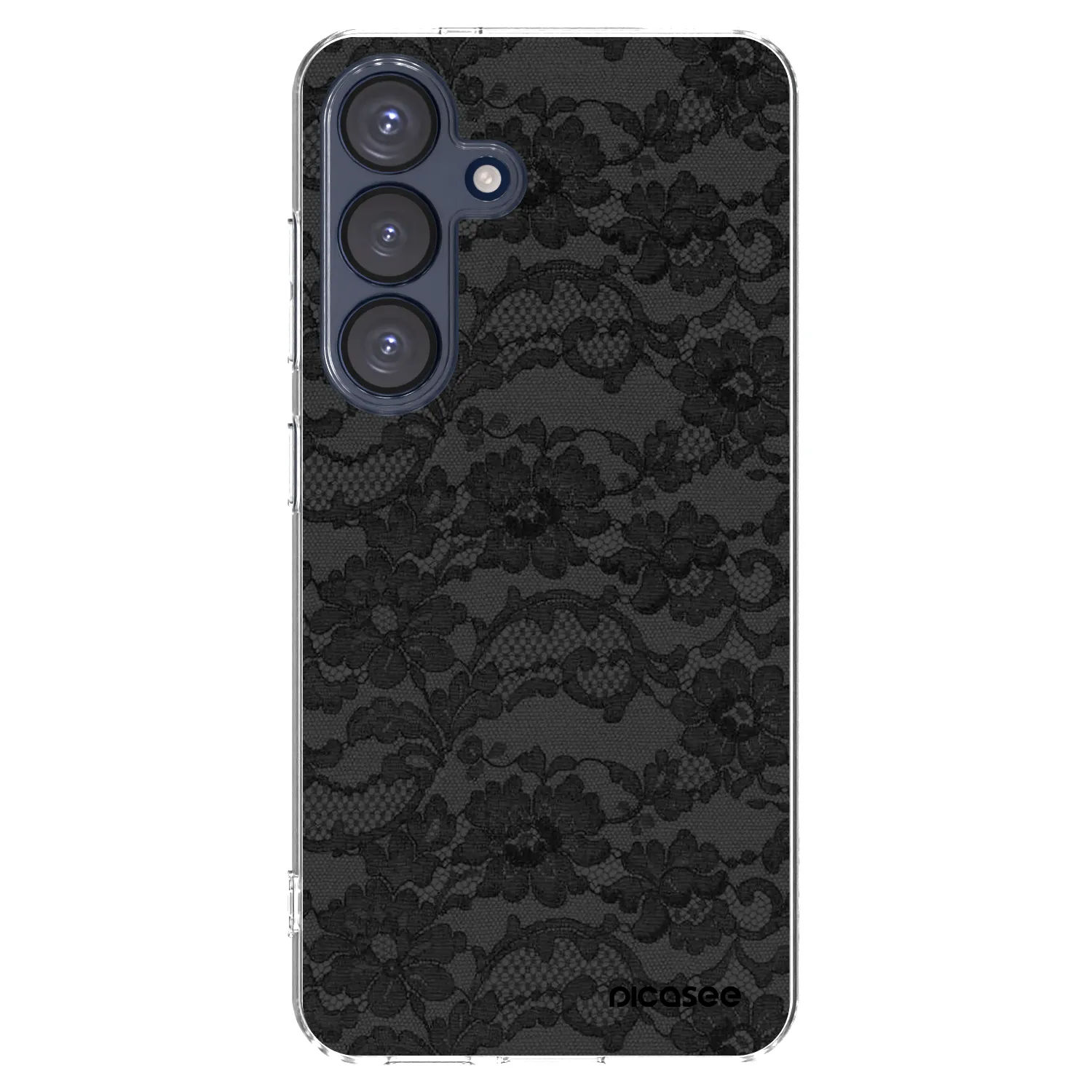 Picasee silikonowe przeźroczyste etui na Samsung Galaxy S25 5G - Dark Elegance